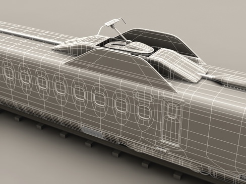 Shinkansen N700 3D model_23