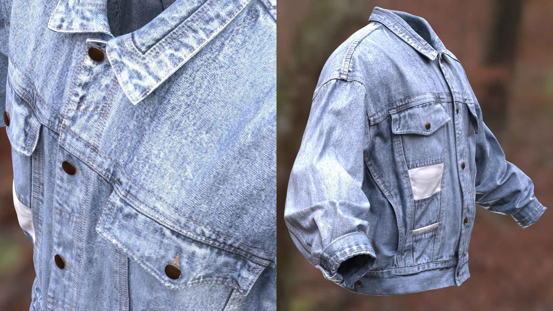 Jacket 47 - All MH Bodies and UE5 Skeletons - Rigged Low-poly 3D model_14