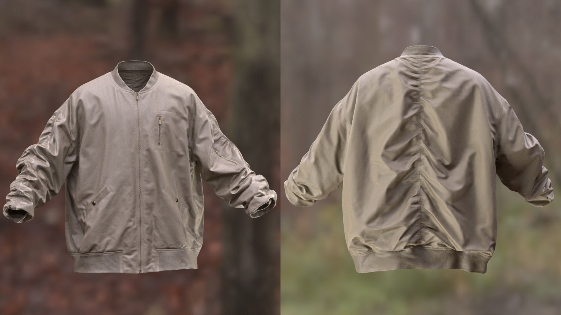 Jacket 46 - All MH Bodies and UE5 Skeletons - Rigged Low-poly 3D model_7