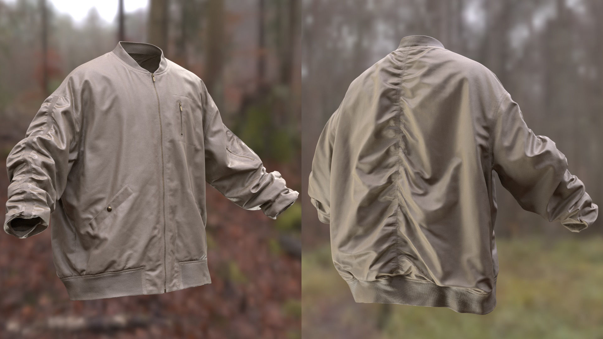 Jacket 46 - All MH Bodies and UE5 Skeletons - Rigged Low-poly 3D model_6