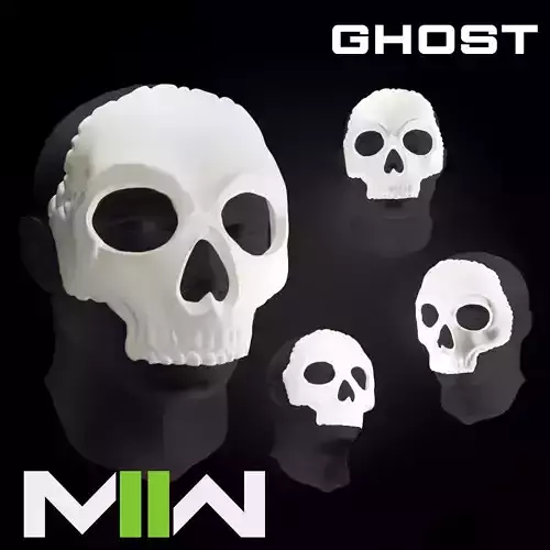 GHOST MASK CODMW2 SIMON RILEY 3D print model