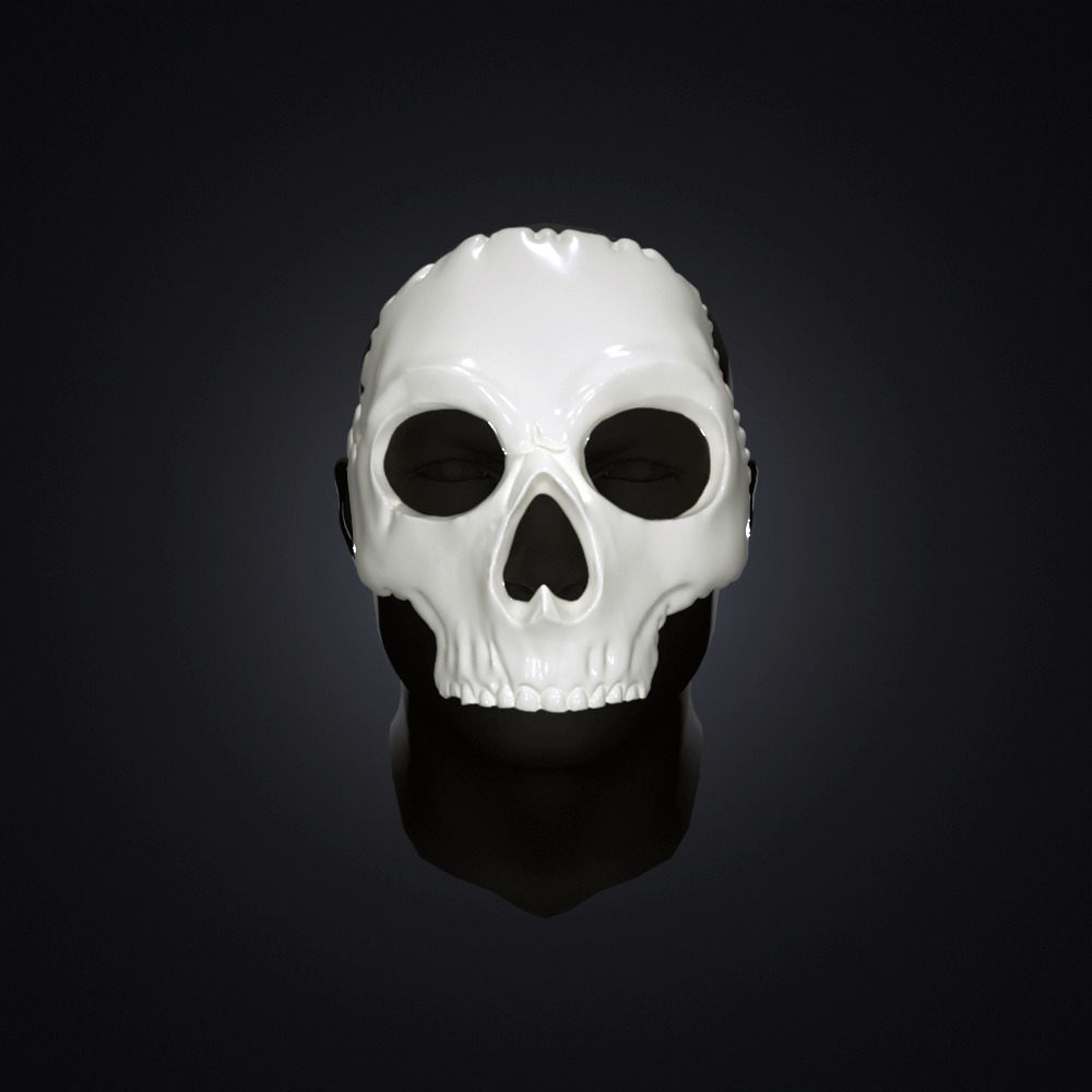 GHOST MASK CODMW2 SIMON RILEY 3D print model_1