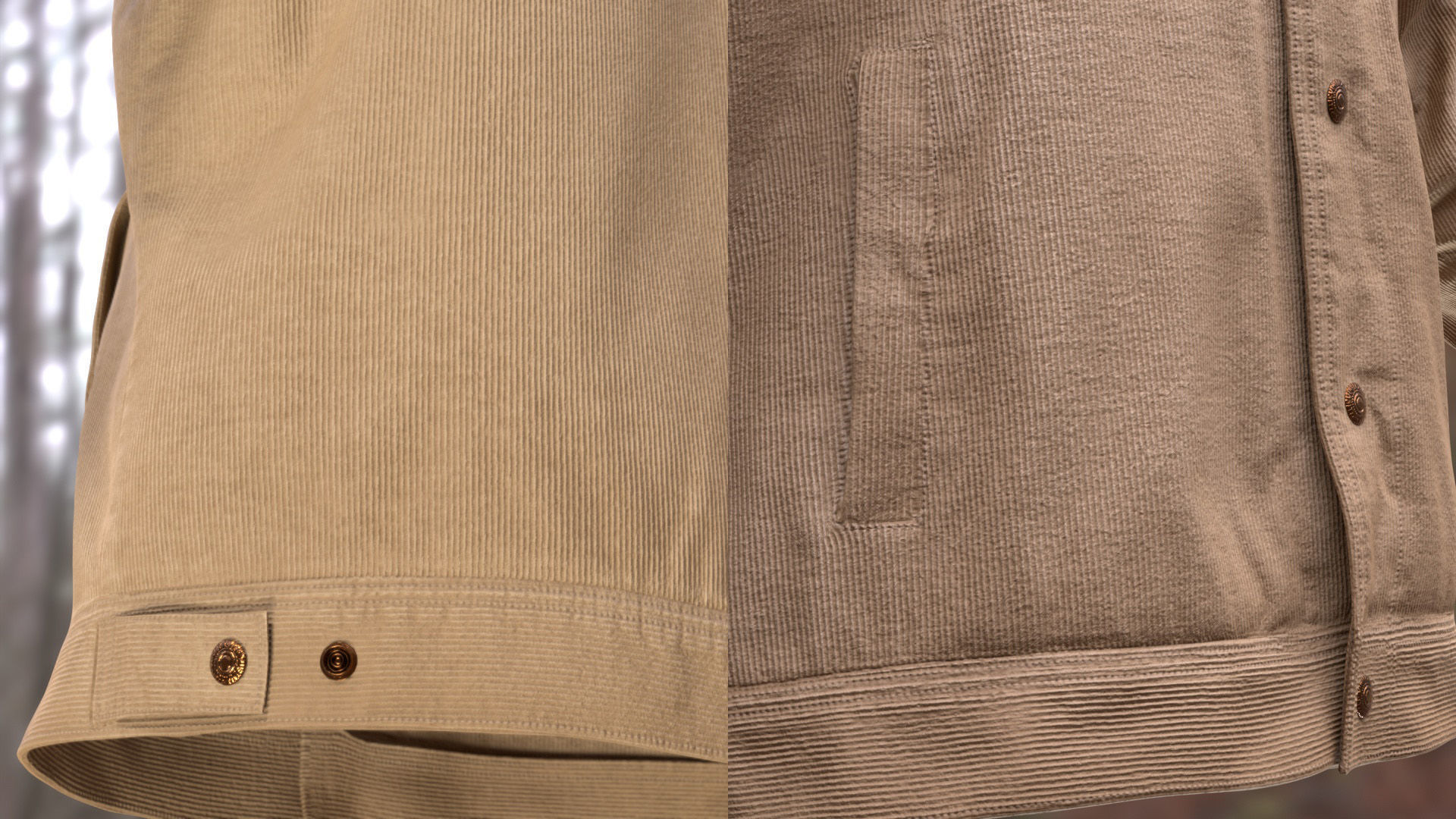 Jacket 44 - All MH Bodies and UE5 Skeletons - Rigged Low-poly 3D model_12