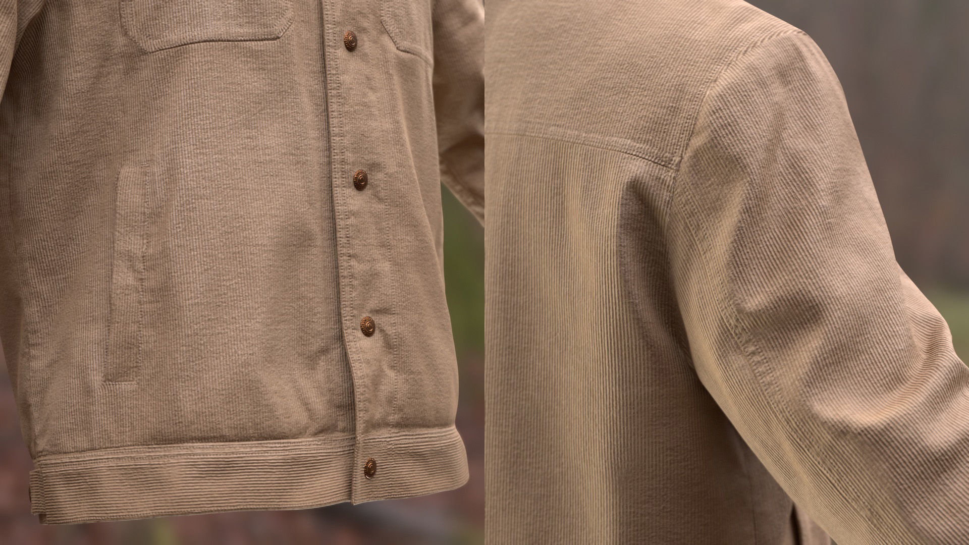 Jacket 44 - All MH Bodies and UE5 Skeletons - Rigged Low-poly 3D model_9