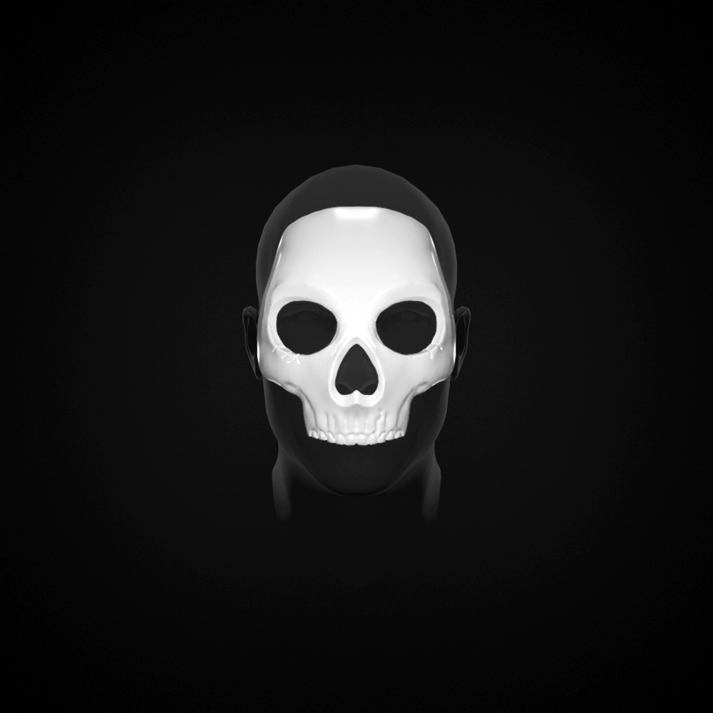 GHOST MASK SIMON RILEY CALL OF DUTY MW2-3 3D print model_2