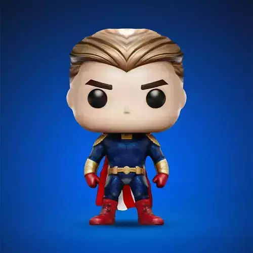 Homelander Funko Pop 3D Print Model 3D print model Homelander Funko Pop 3D Print Model 3D print model