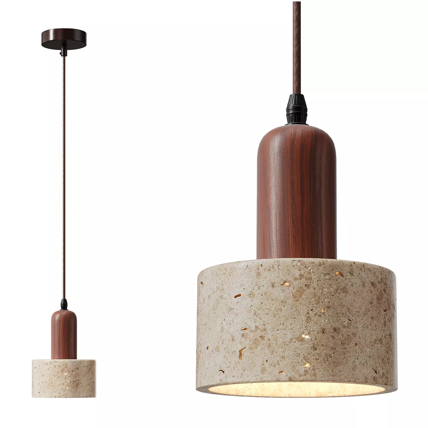 Vecly suspended light 3D model