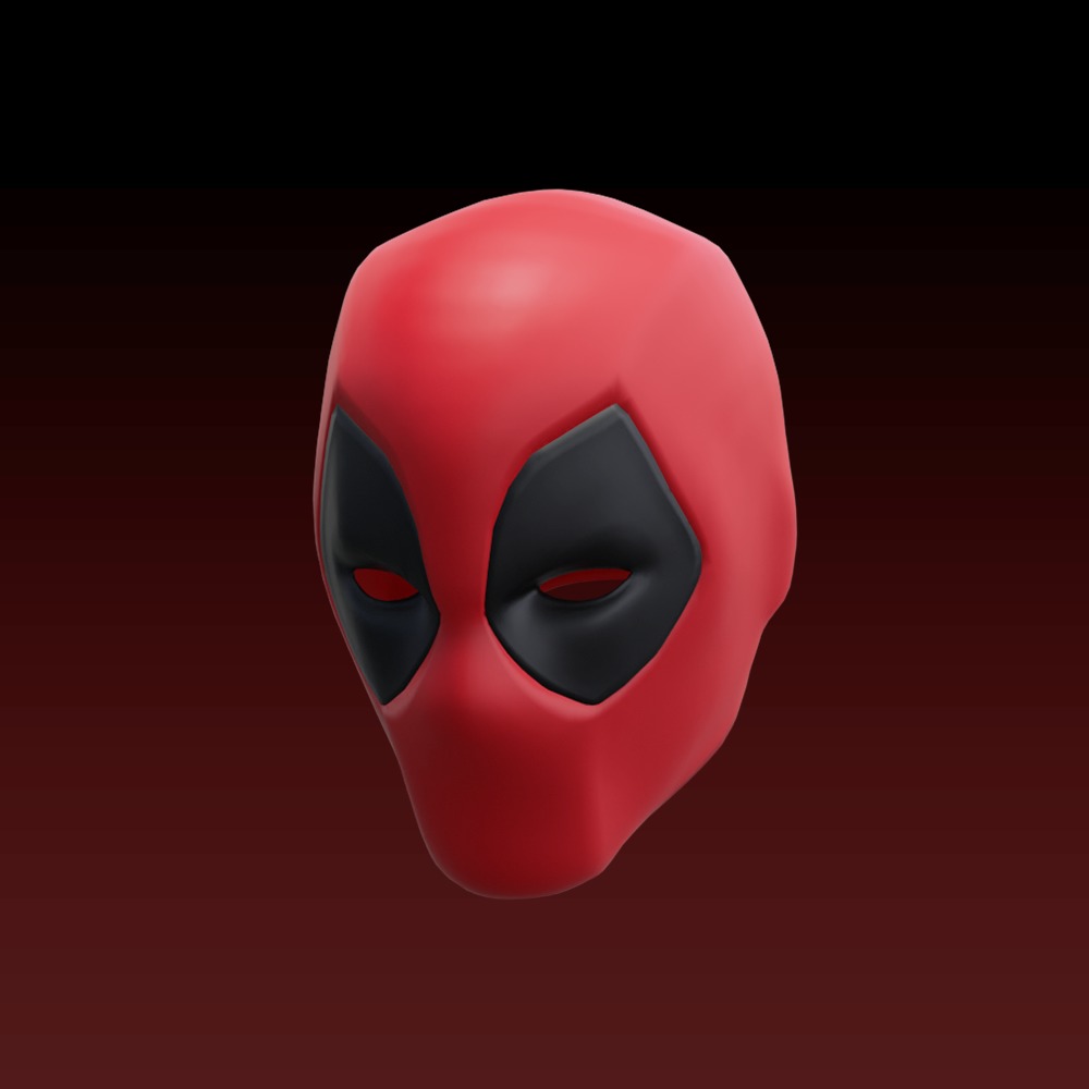 DEADPOOL FULL MASK 3D print model_3
