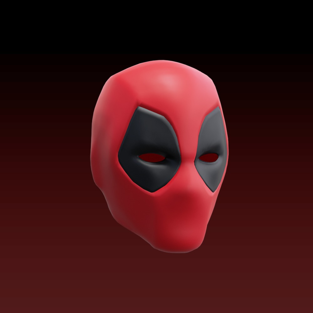 DEADPOOL FULL MASK 3D print model_2