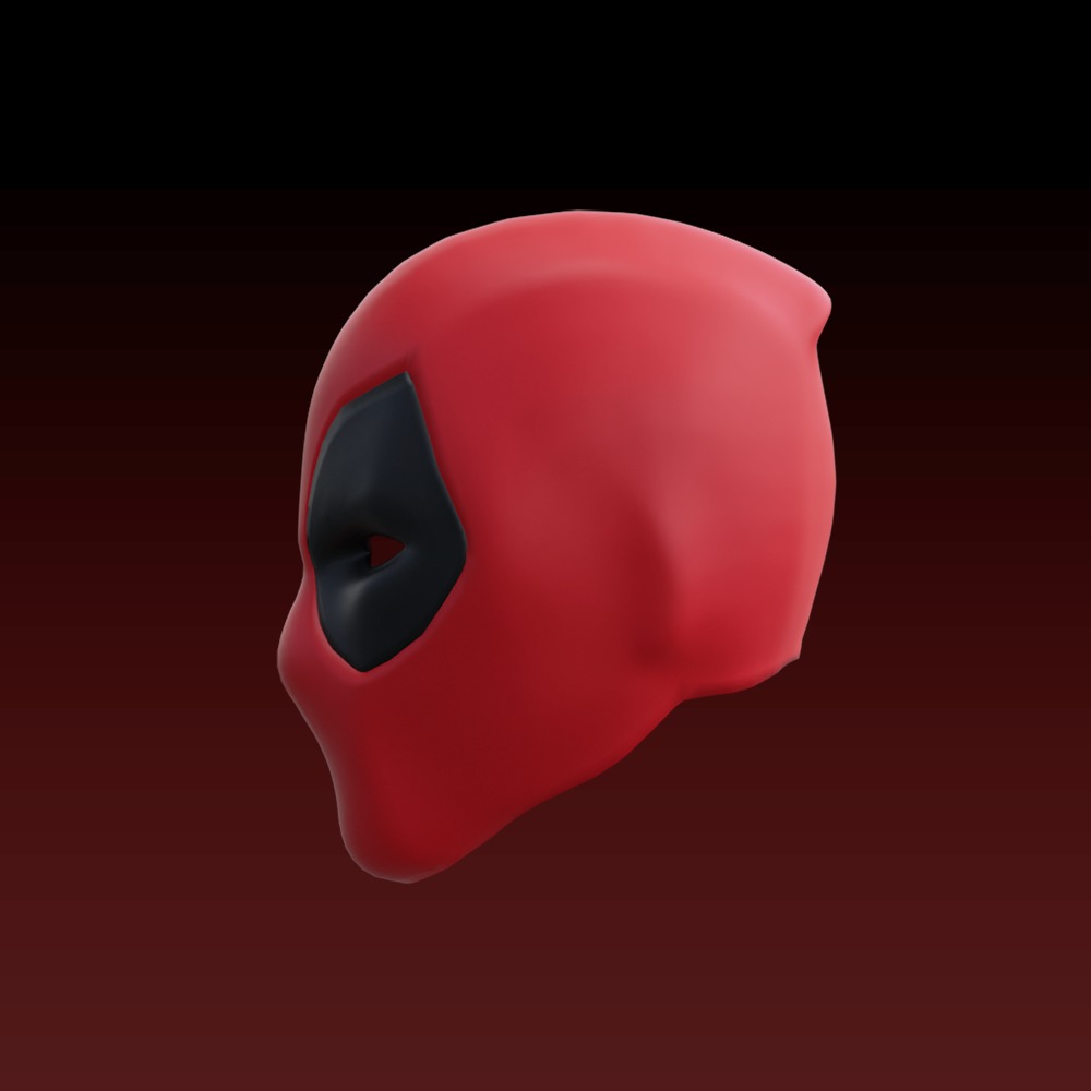 DEADPOOL FULL MASK 3D print model_4
