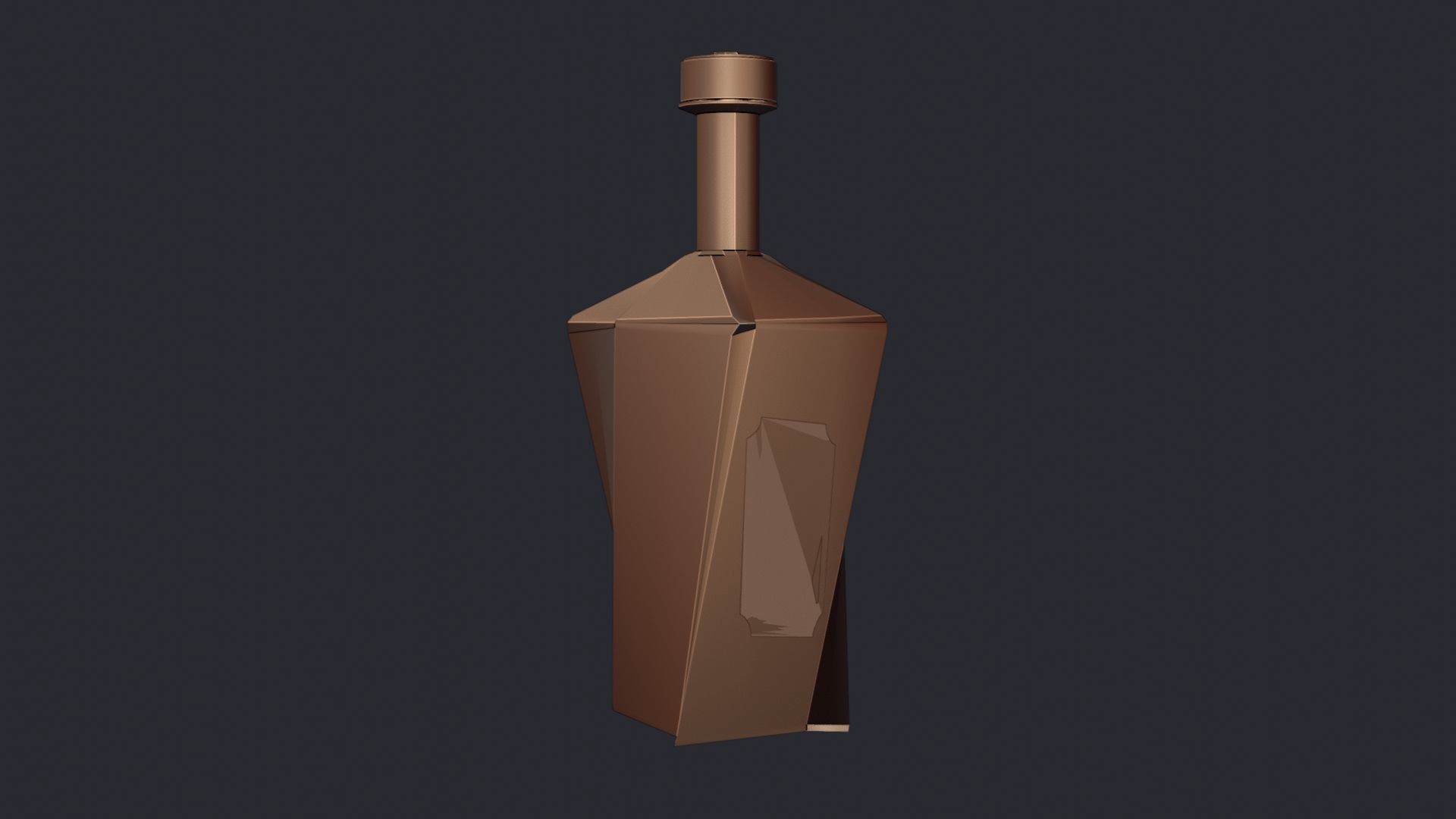 12 Bottle Pack Low-poly 3D model_23