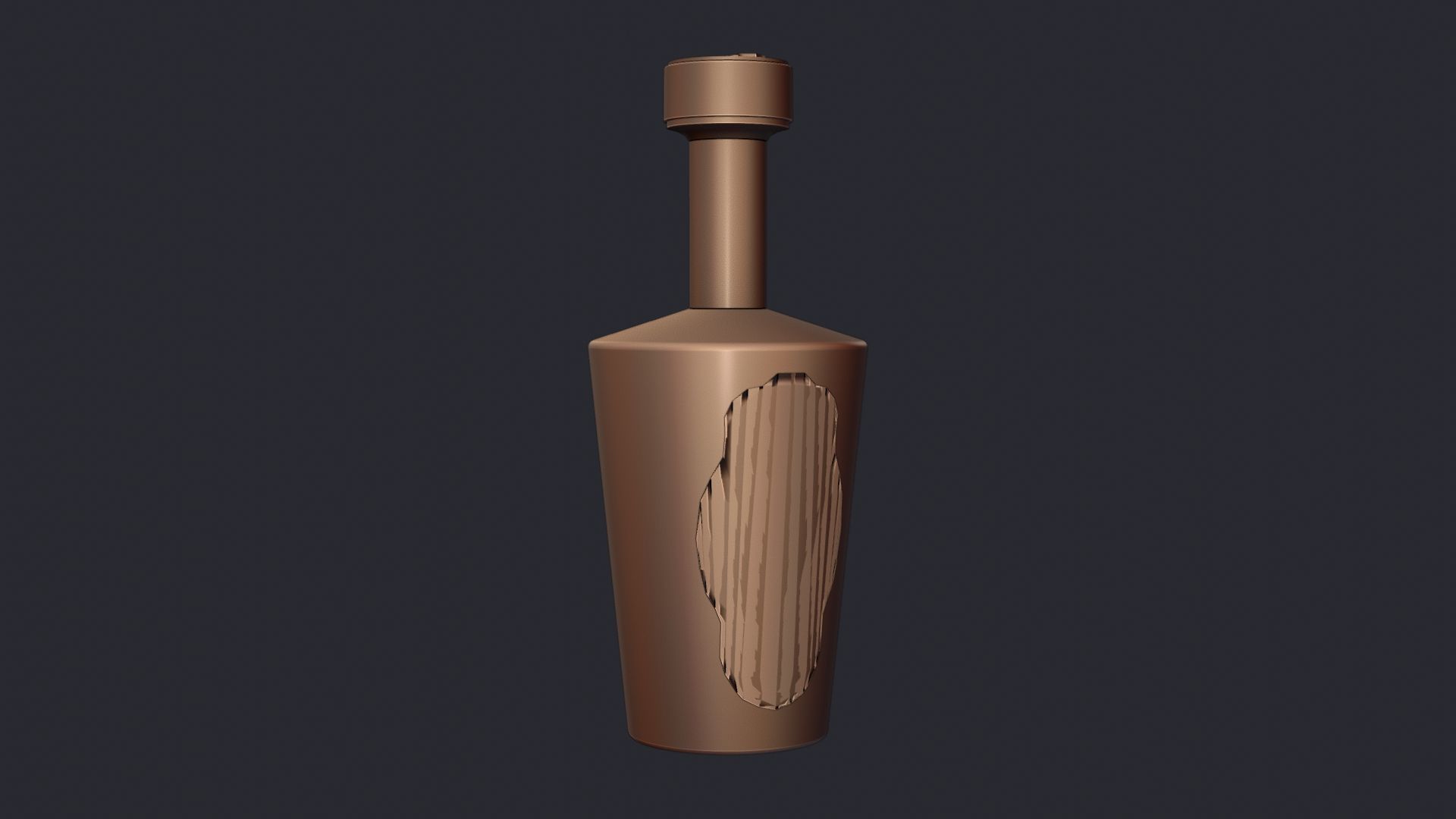 12 Bottle Pack Low-poly 3D model_24