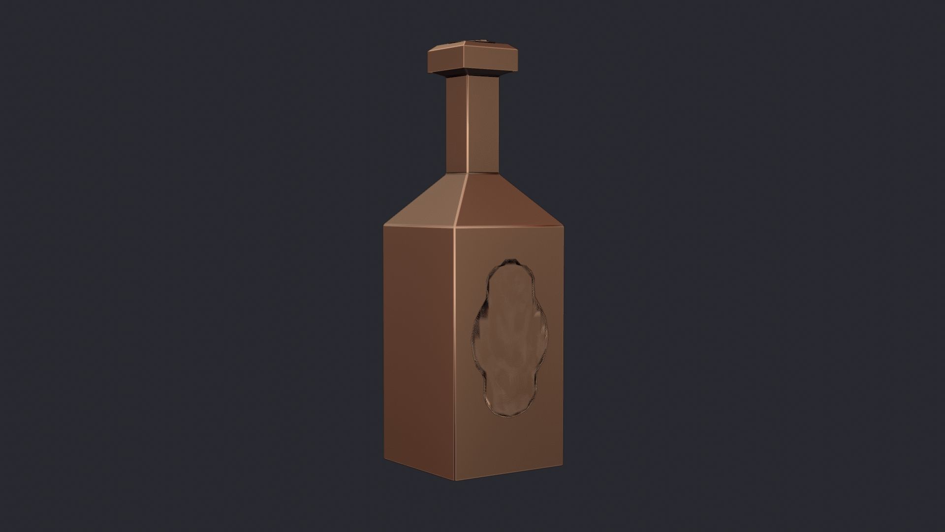 12 Bottle Pack Low-poly 3D model_21