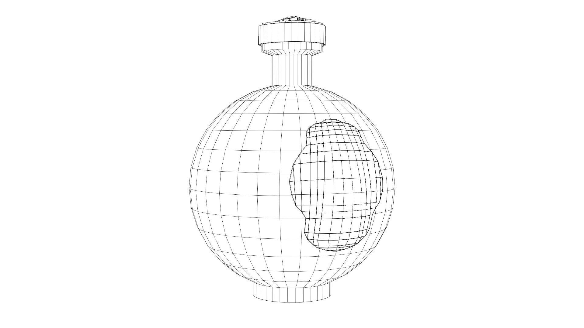 12 Bottle Pack Low-poly 3D model_28