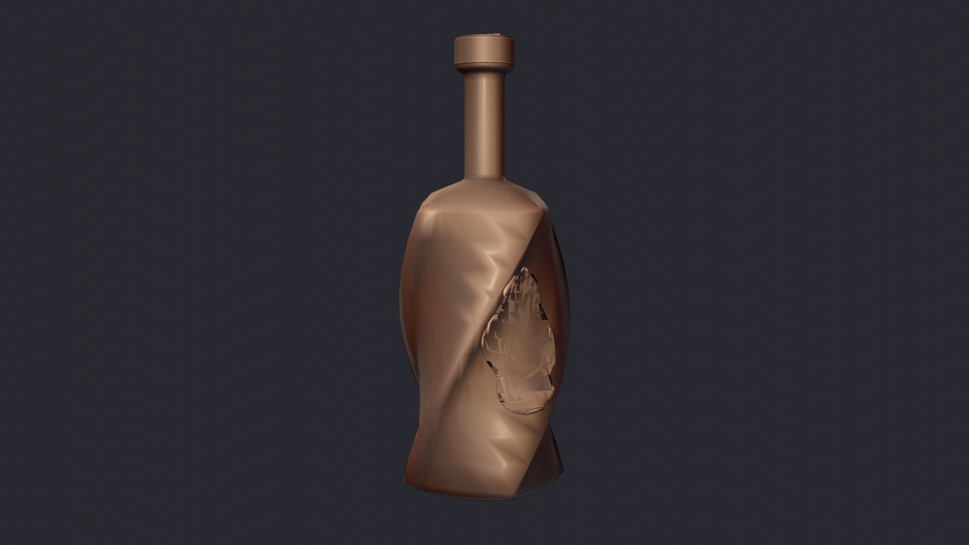 12 Bottle Pack Low-poly 3D model_19