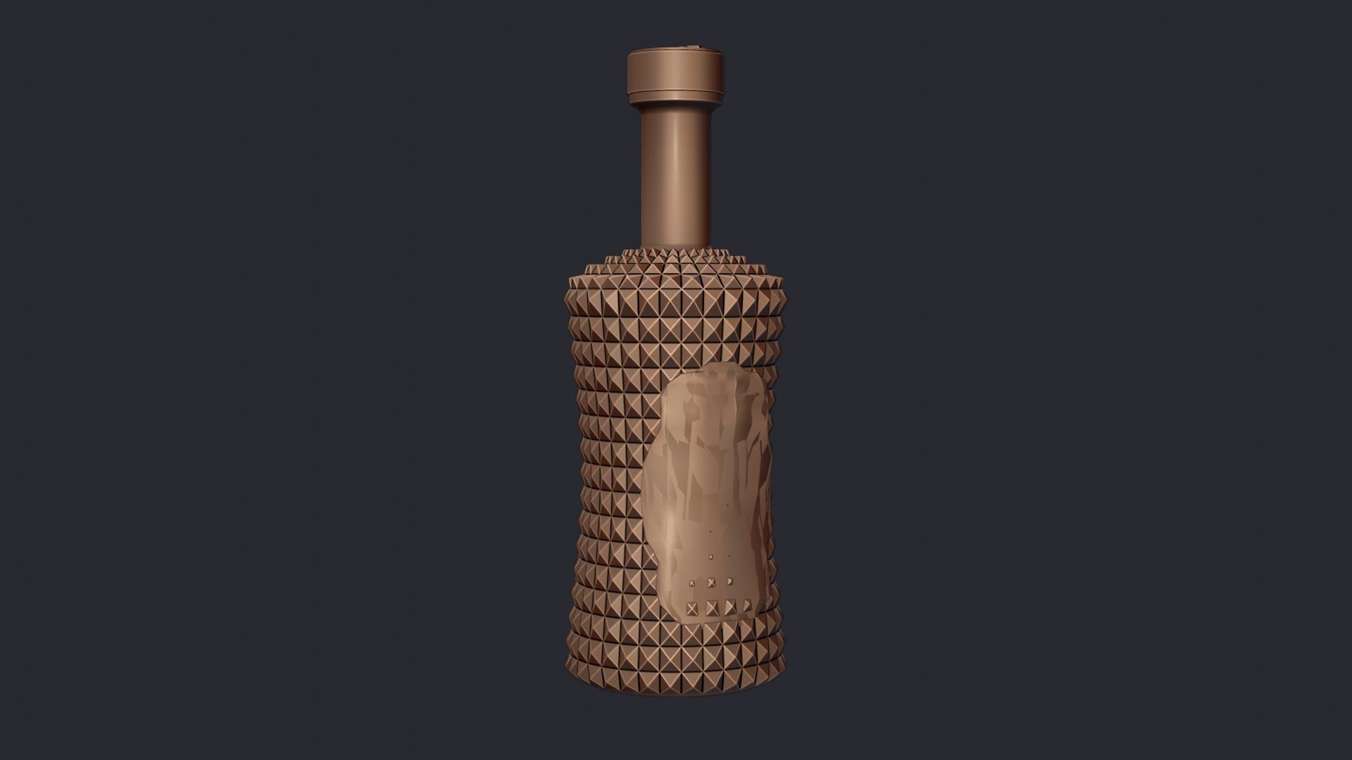 12 Bottle Pack Low-poly 3D model_17