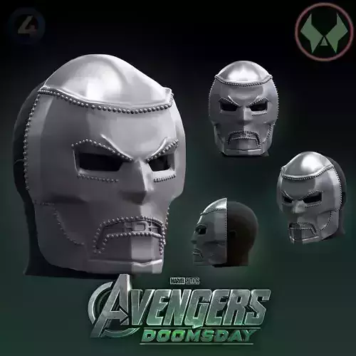 MASK OF DOCTOR DOOM AVENGERS DOOMSDAY 2026 3D print model MASK OF DOCTOR DOOM AVENGERS DOOMSDAY 2026 3D print model