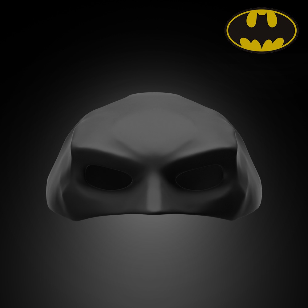 BATCAT BATMAN CAT MASK MEDIUM and LOW POLY 3D print model_3