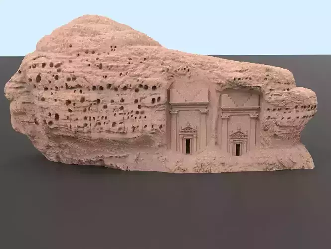 QASR AL BINT ALULA MADAIN SALEH 3D KSA SUDIA ARIBIA 3D print model
