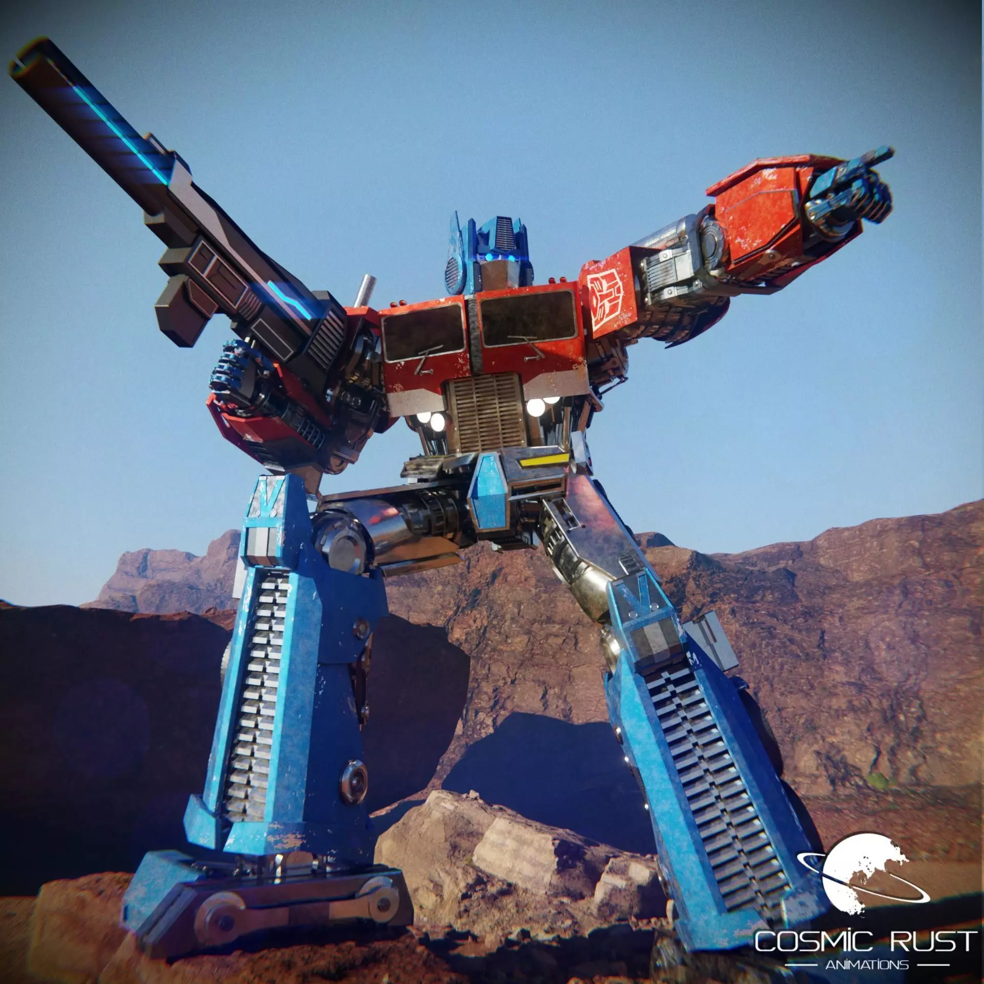 Optimus Prime - Transformers Truck 3D model_0
