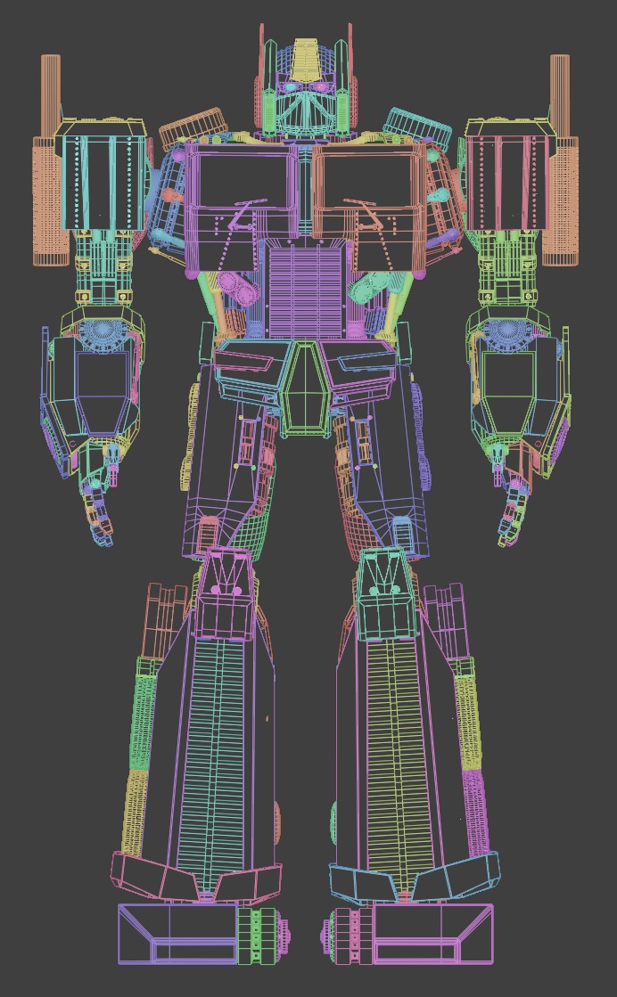 Optimus Prime - Transformers Truck 3D model_2