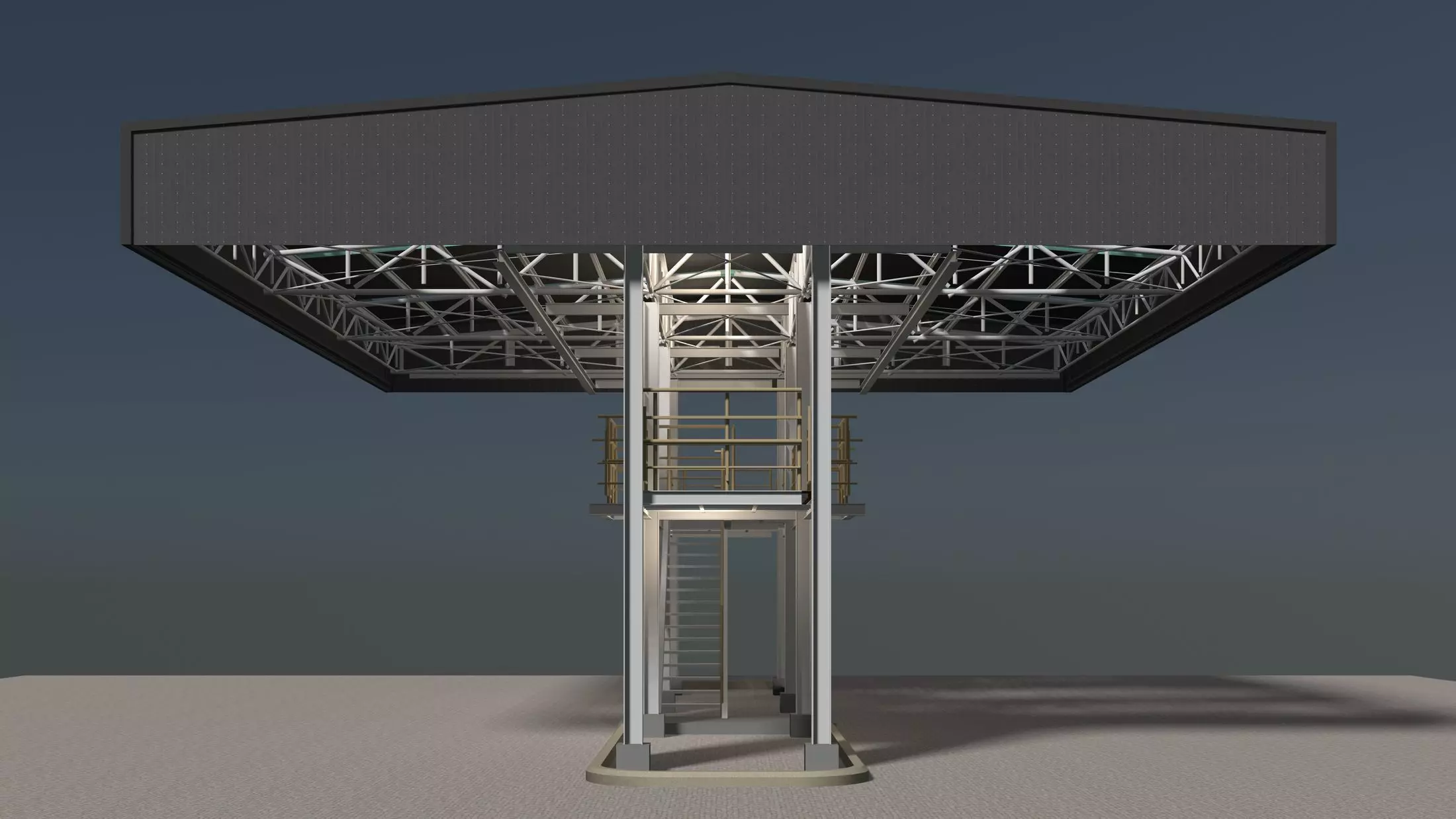 Truck control station 24i10 3D model