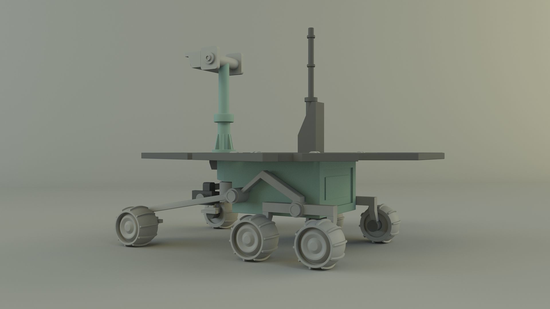 Planetary exploration vehicle 3D model_4