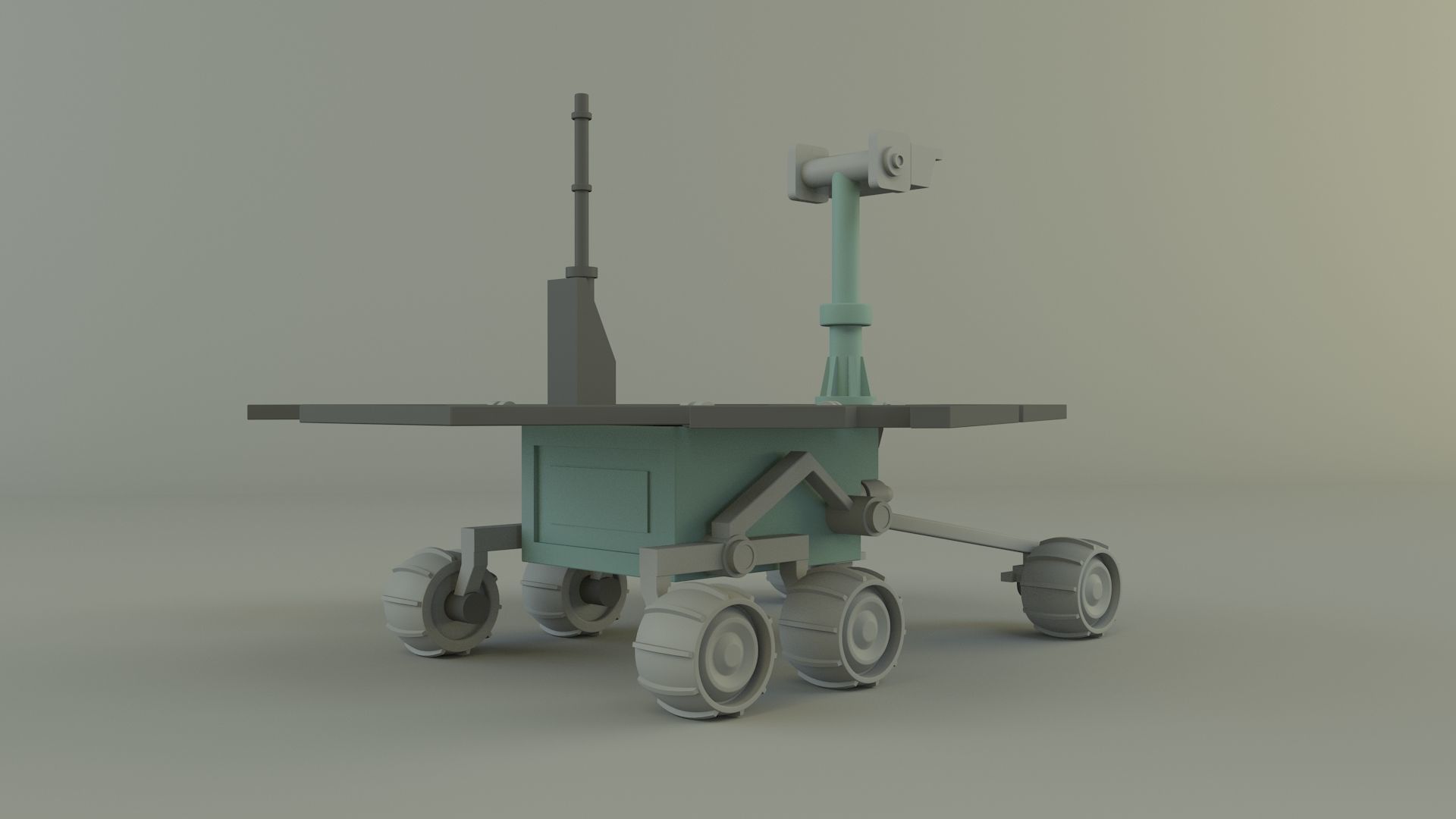 Planetary exploration vehicle 3D model_7