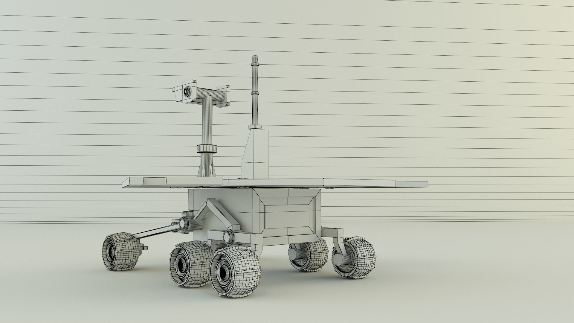 Planetary exploration vehicle 3D model_11