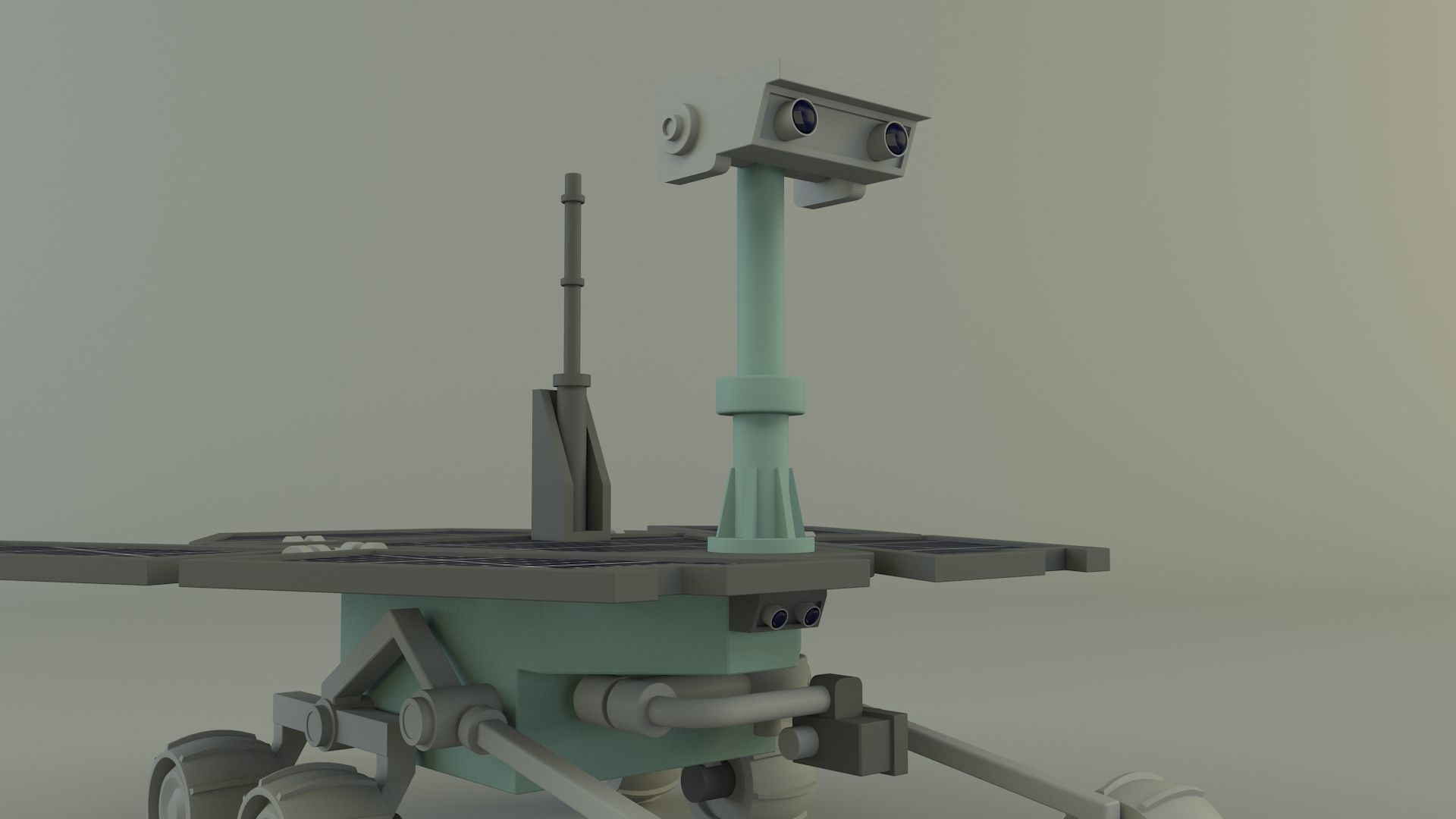 Planetary exploration vehicle 3D model_5
