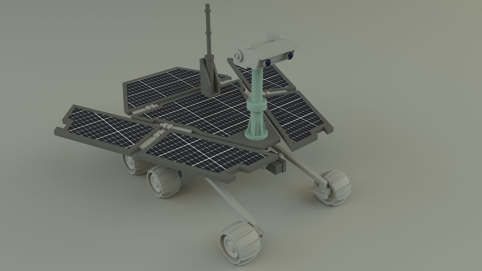 Planetary exploration vehicle 3D model_3