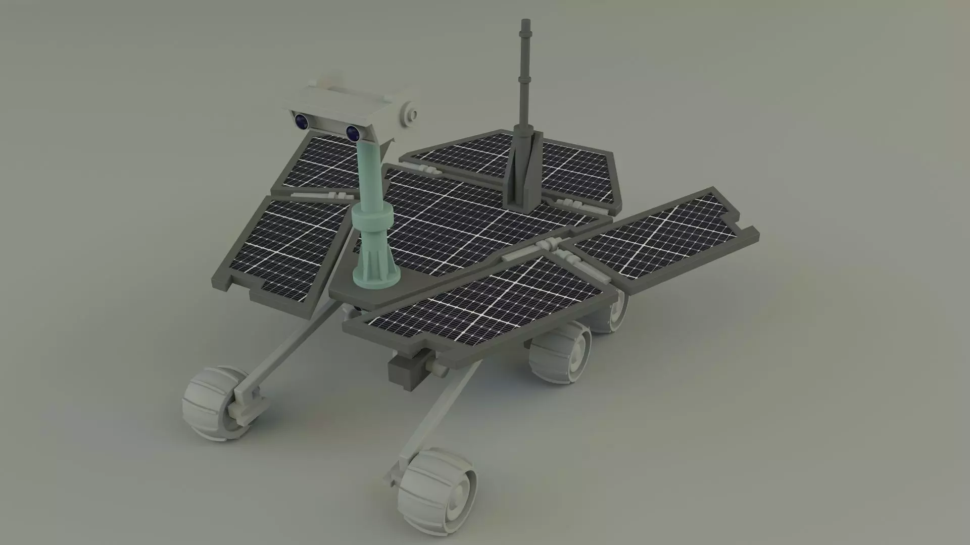 Planetary exploration vehicle 3D model_0