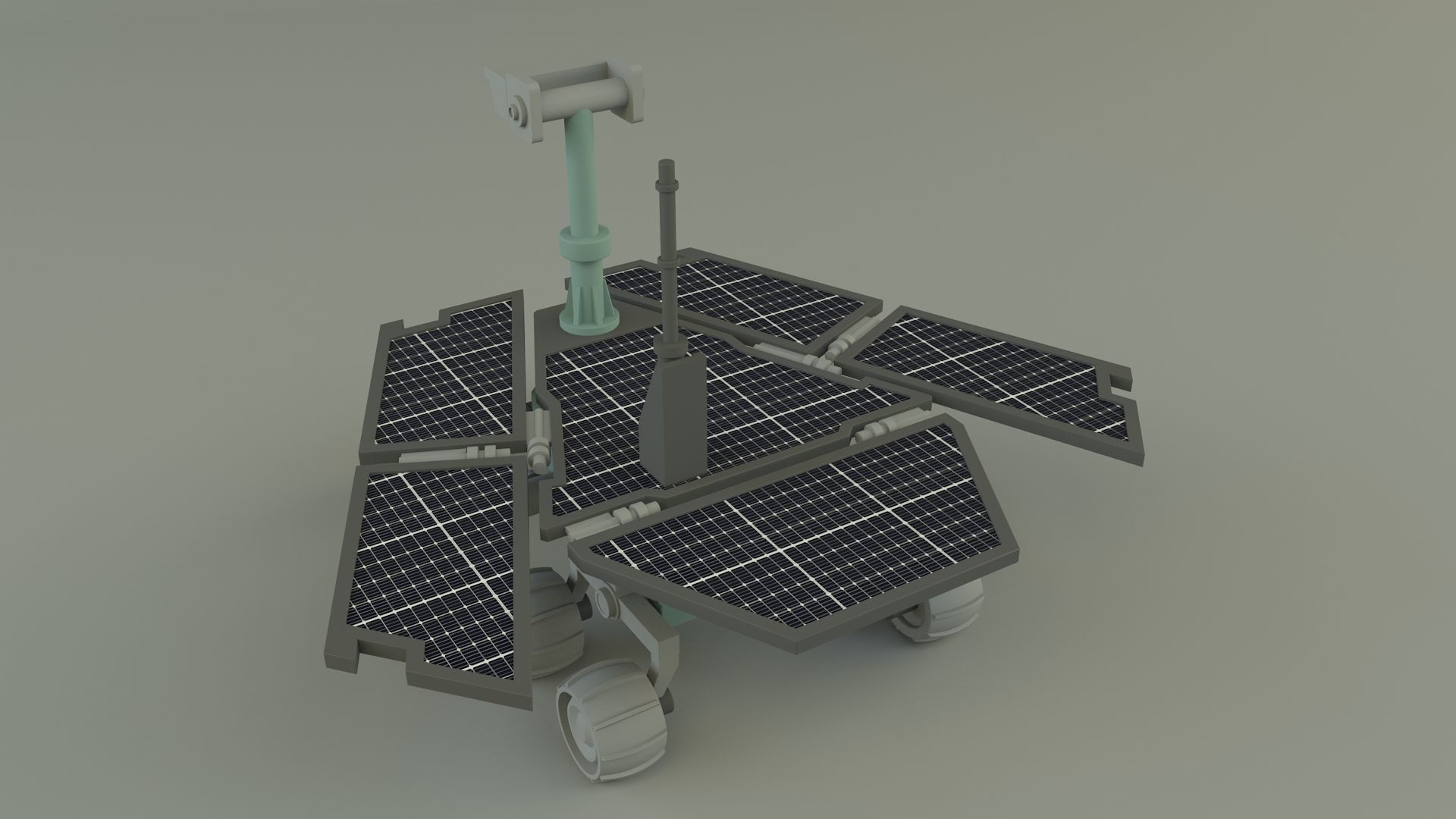 Planetary exploration vehicle 3D model_8