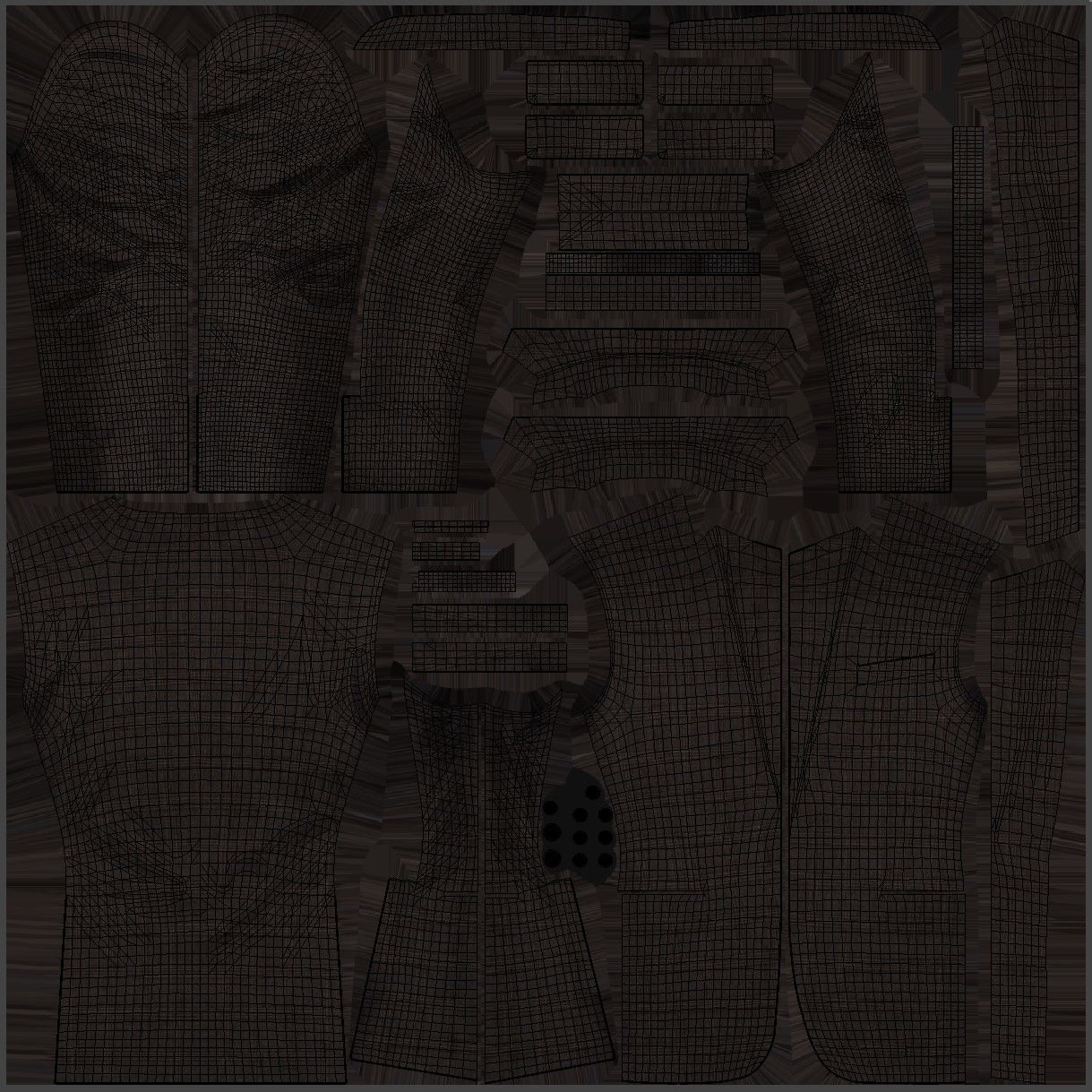 Blazer 39 - All MH Bodies and UE5 Skeletons - Rigged Low-poly 3D model_20