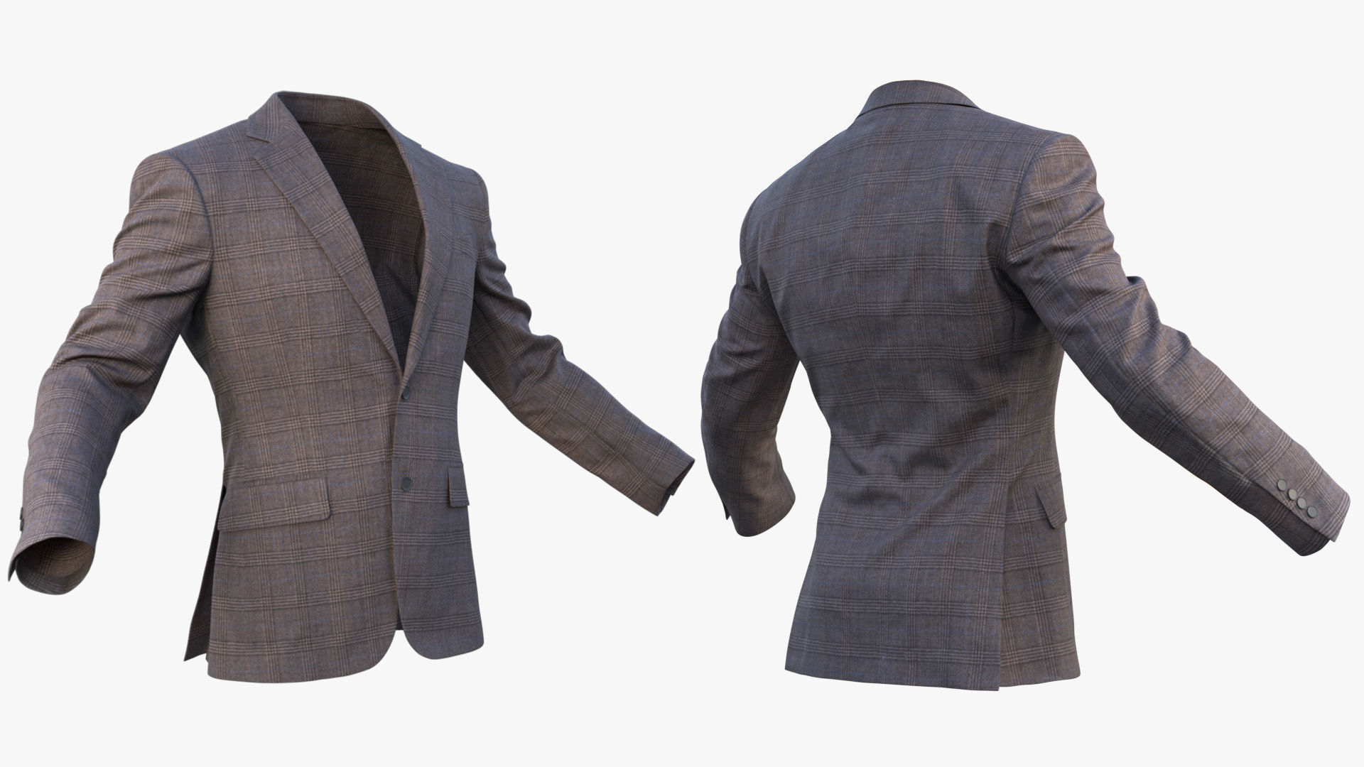 Blazer 39 - All MH Bodies and UE5 Skeletons - Rigged Low-poly 3D model_4