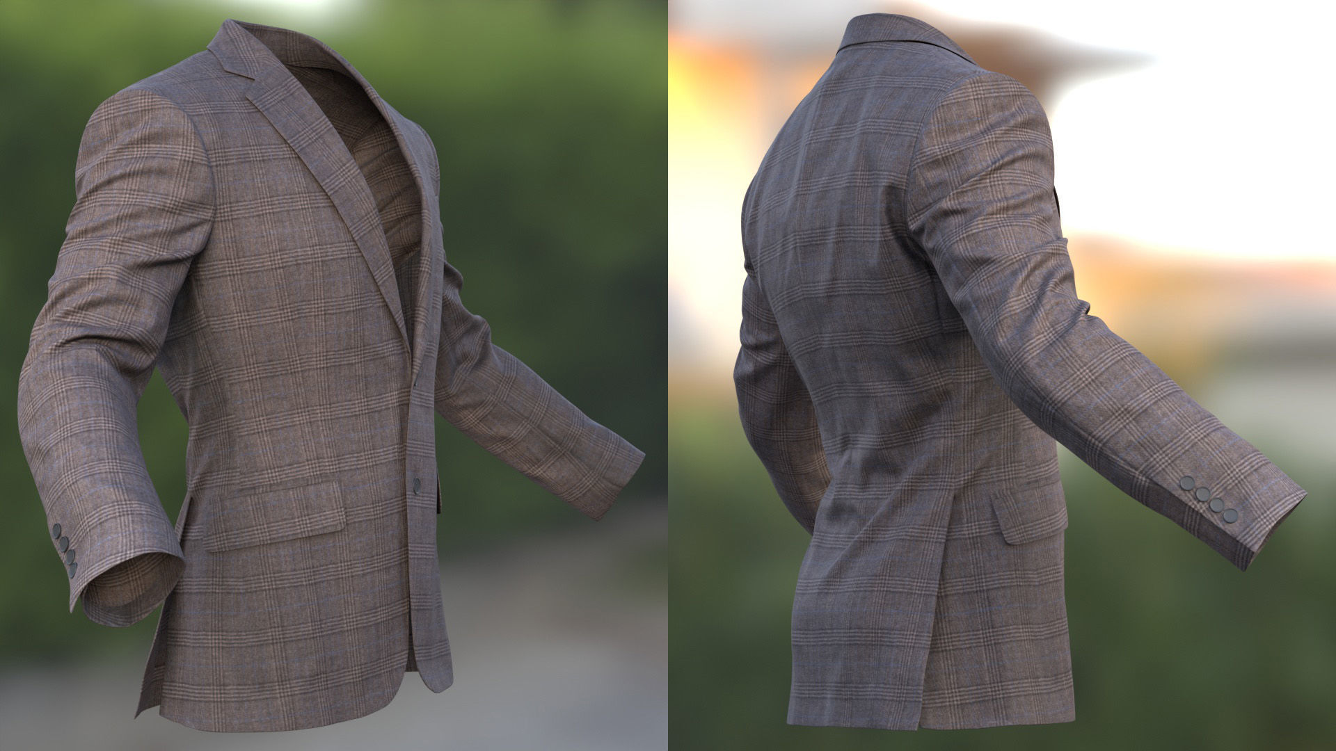 Blazer 39 - All MH Bodies and UE5 Skeletons - Rigged Low-poly 3D model_8