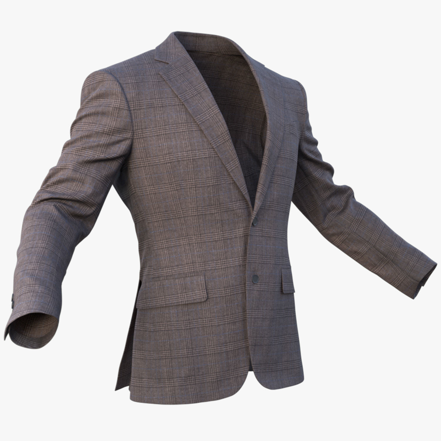 Blazer 39 - All MH Bodies and UE5 Skeletons - Rigged Low-poly 3D model_19