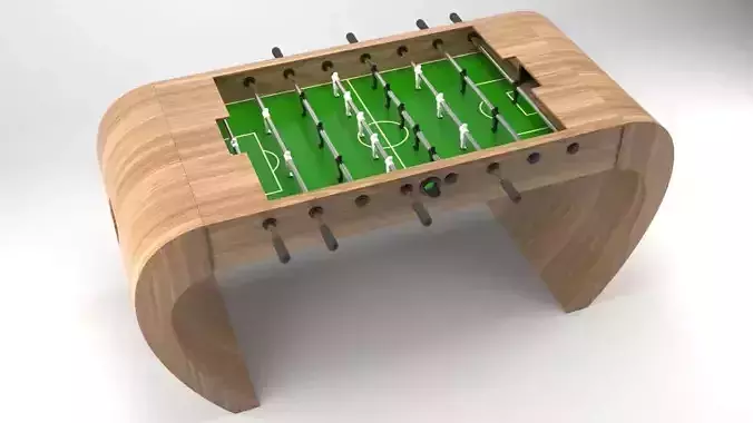 TABLE SOCCER  FOOSBALL 3D model