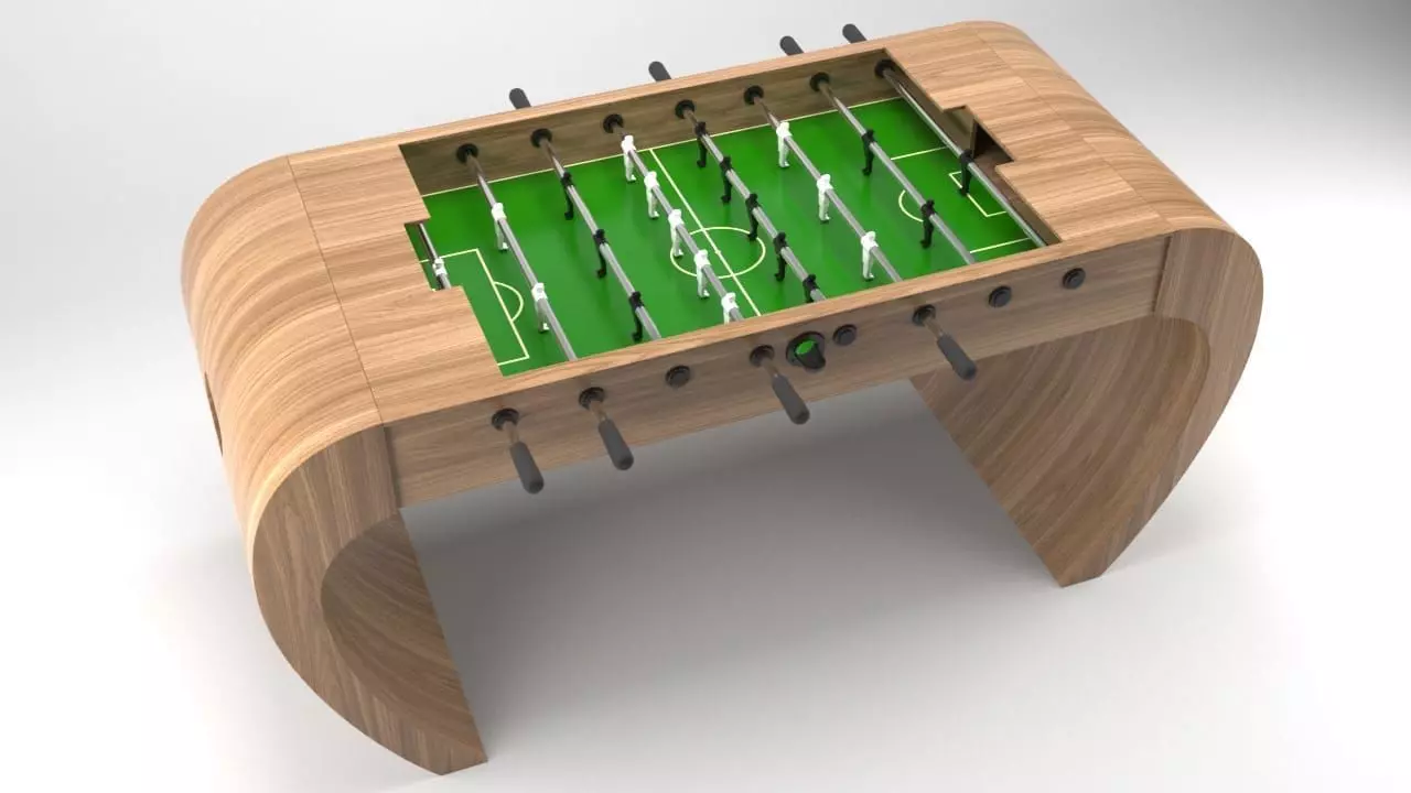 TABLE SOCCER  FOOSBALL 3D model_0