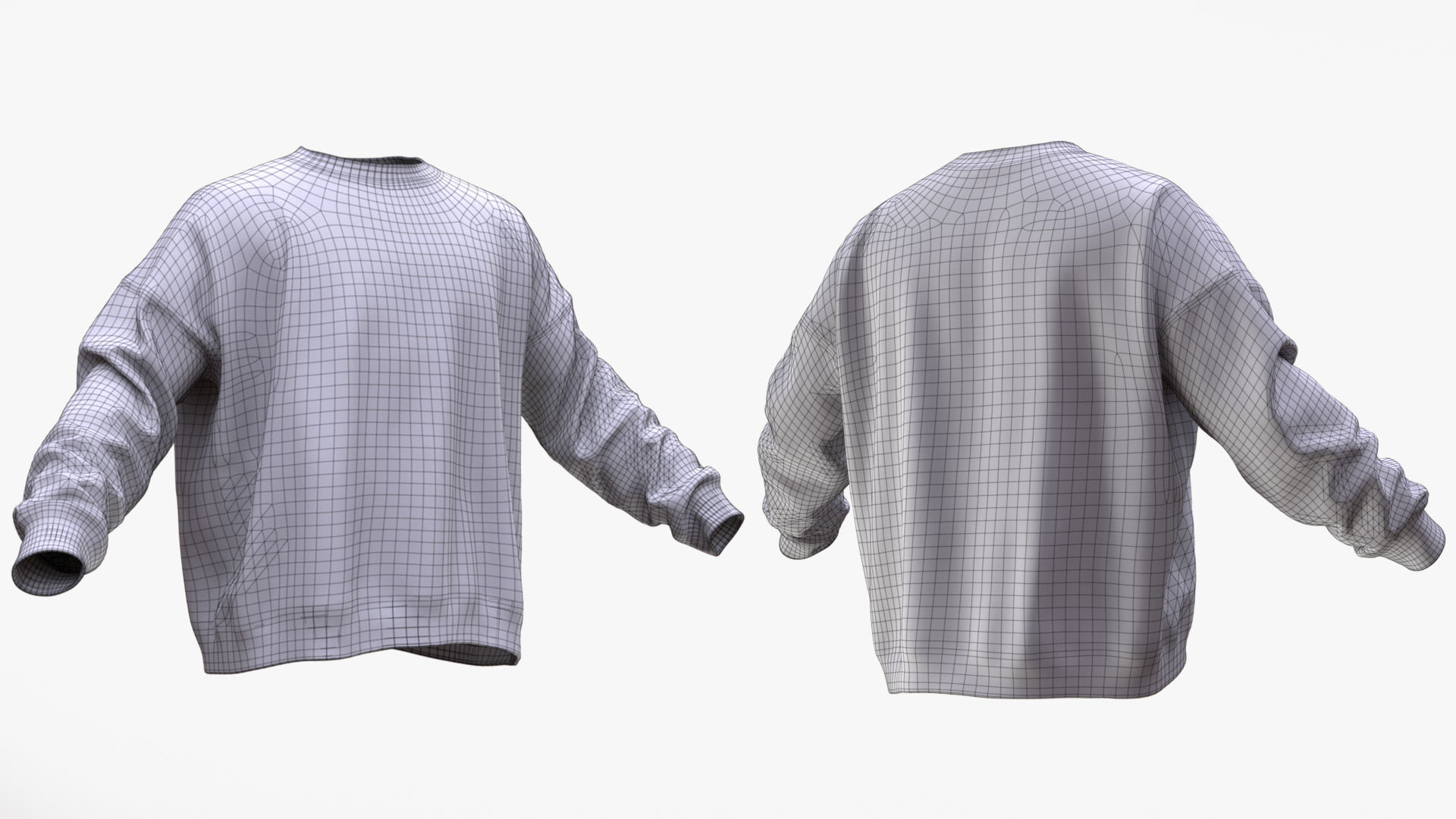 Sweater 37 - All MH Bodies and UE5 Skeletons - Rigged Low-poly 3D model_20