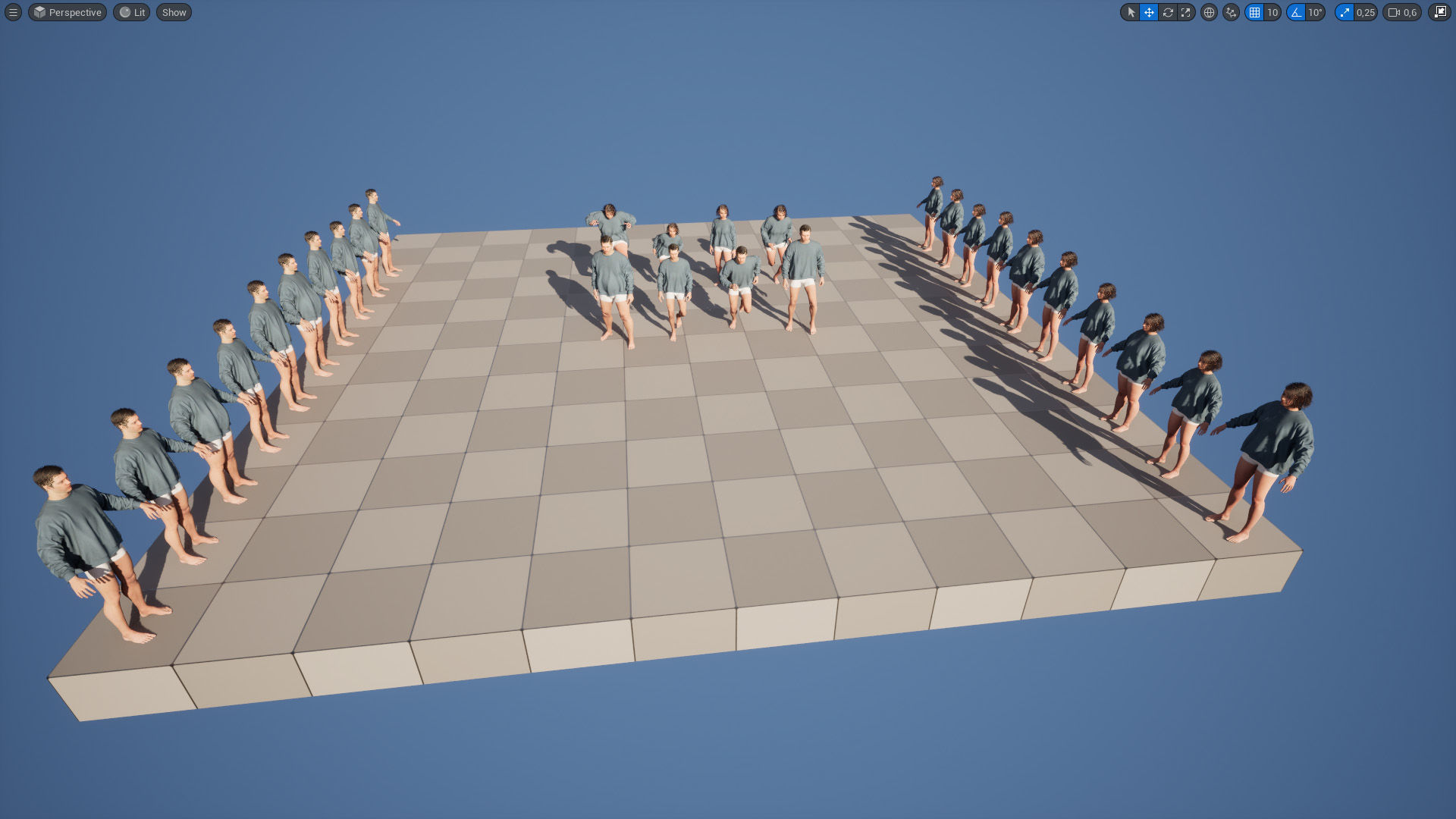 Sweater 37 - All MH Bodies and UE5 Skeletons - Rigged Low-poly 3D model_5