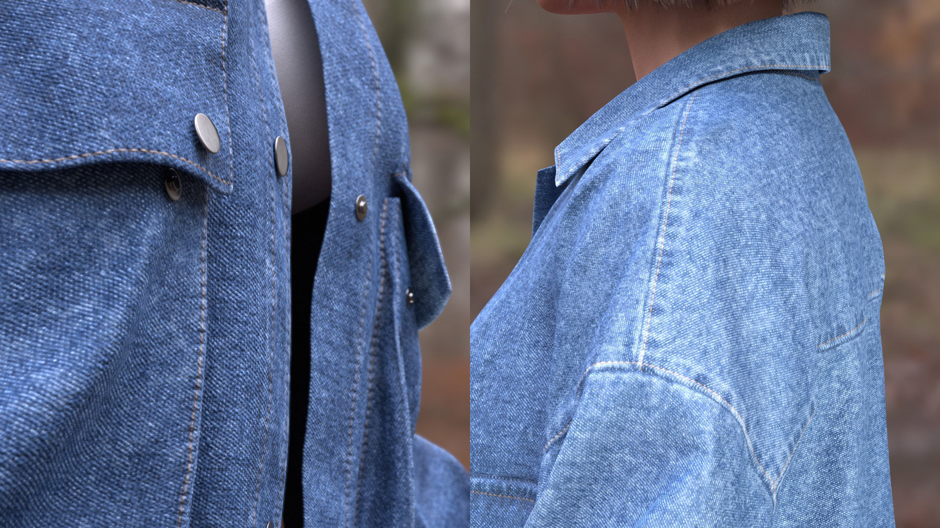 Jacket 36 - All MH Bodies and UE5 Skeletons - Rigged Low-poly 3D model_7