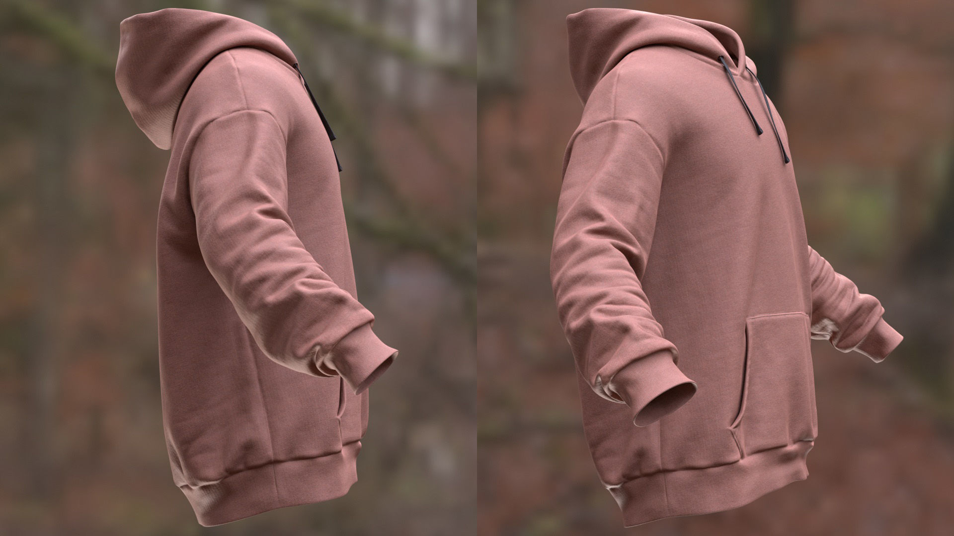 Hoodie 35 - All MH Bodies and UE5 Skeletons - Rigged Low-poly 3D model_8