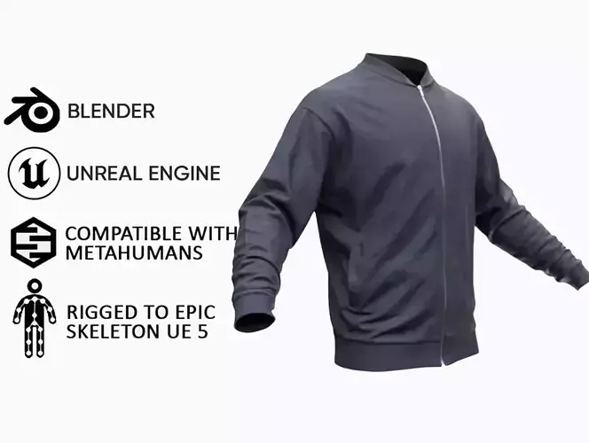 Sweater 33 - All MH Bodies and UE5 Skeletons - Rigged