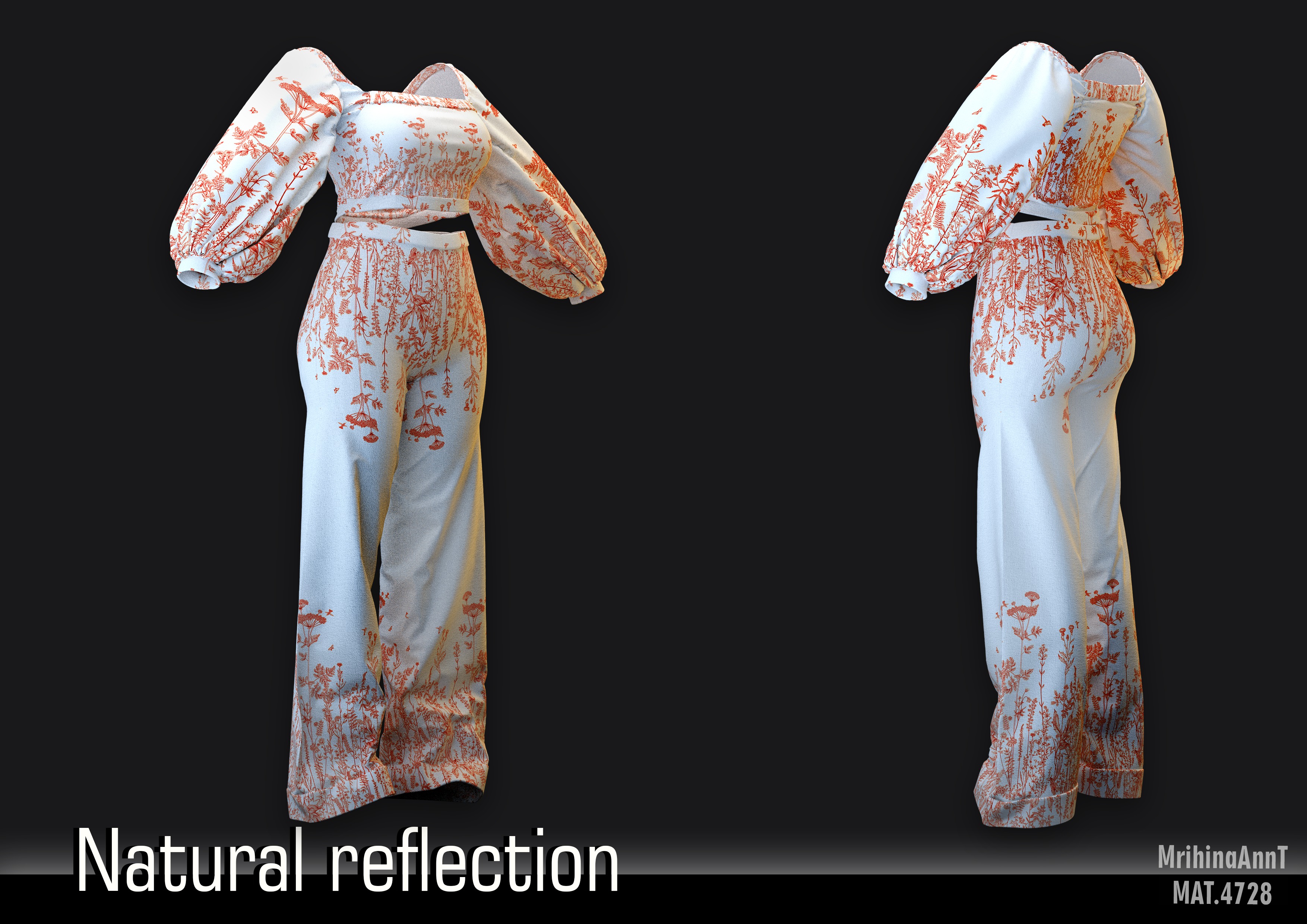 Natural reflection 3D model_1