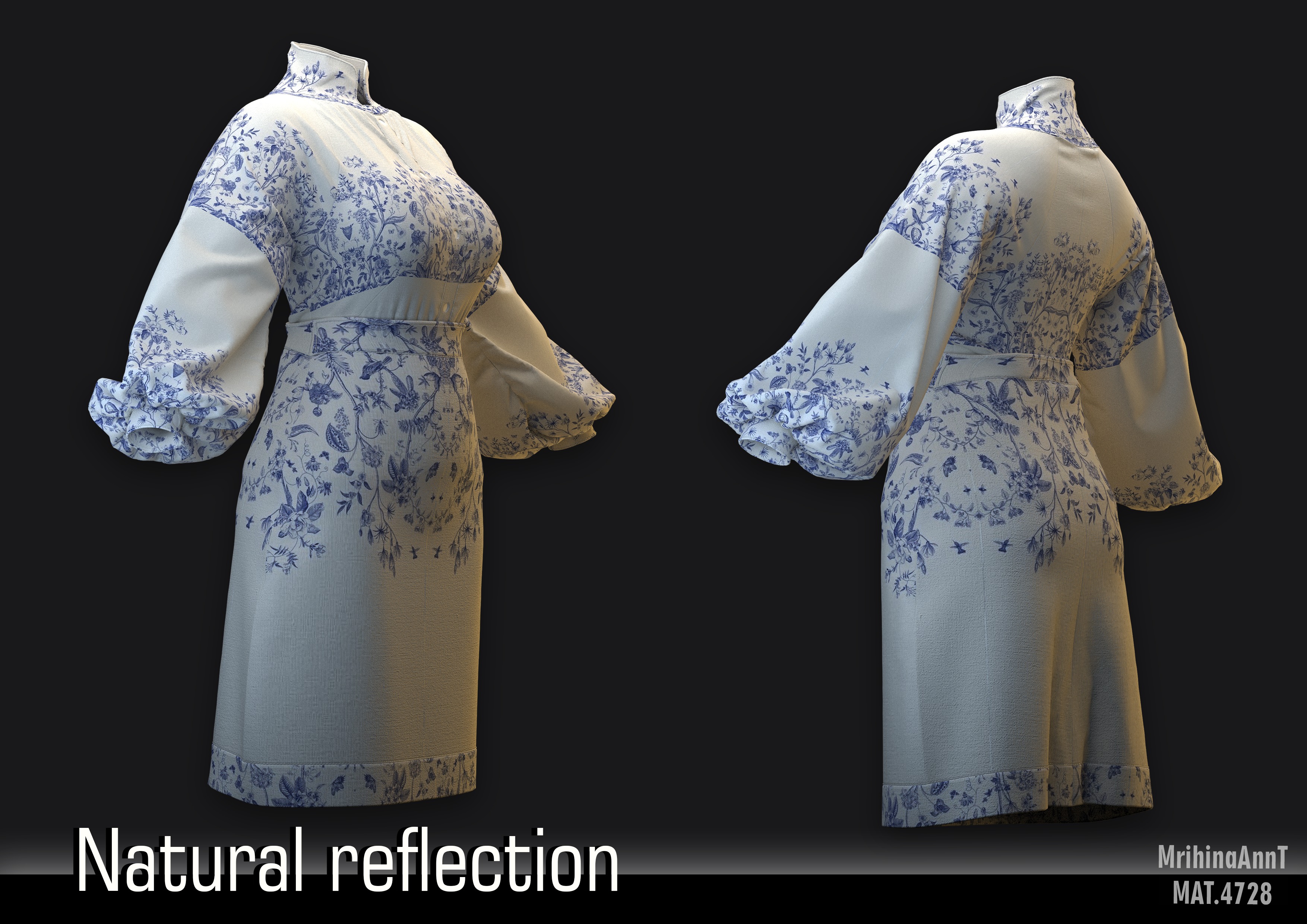 Natural reflection 3D model_6