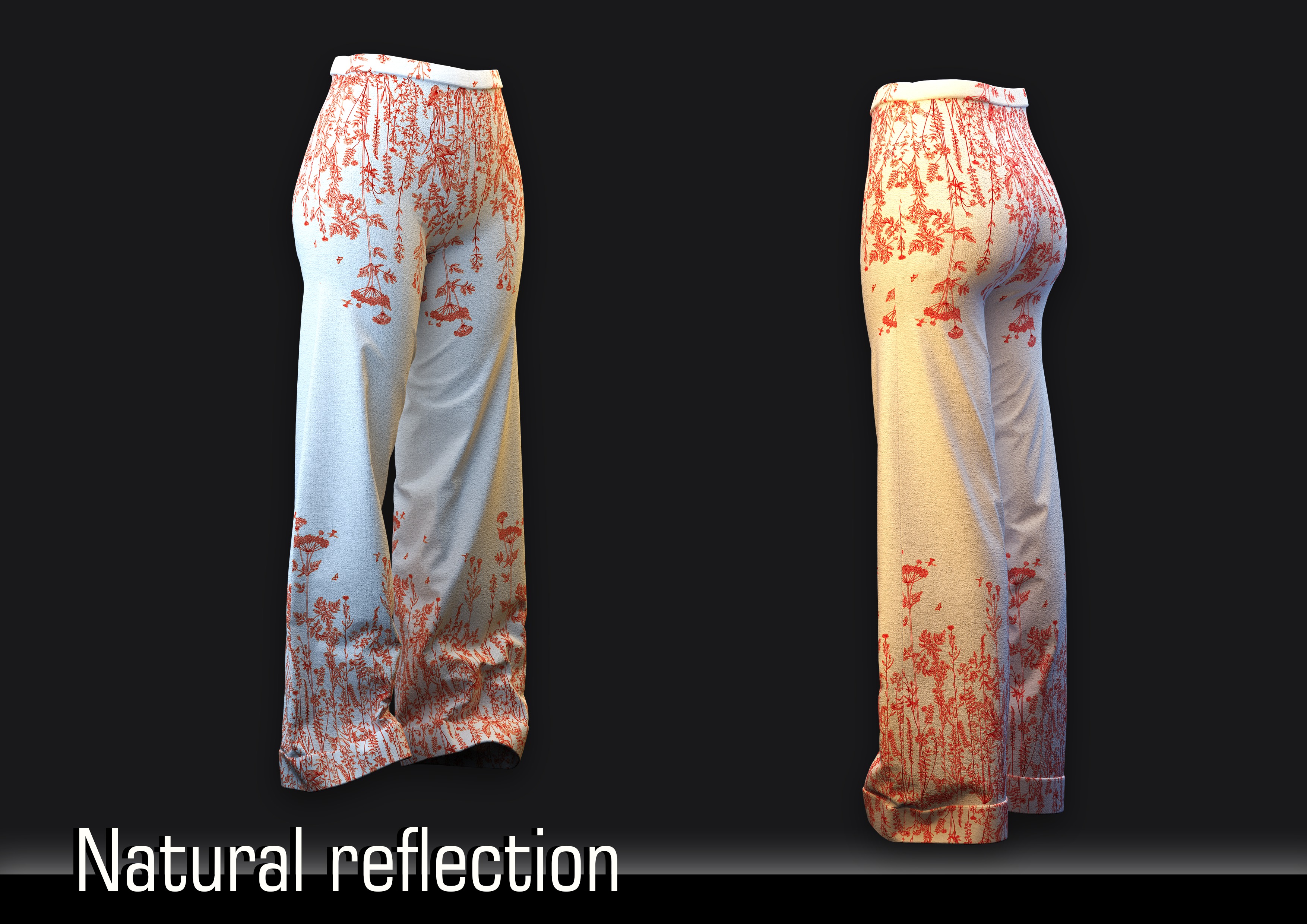 Natural reflection 3D model_3