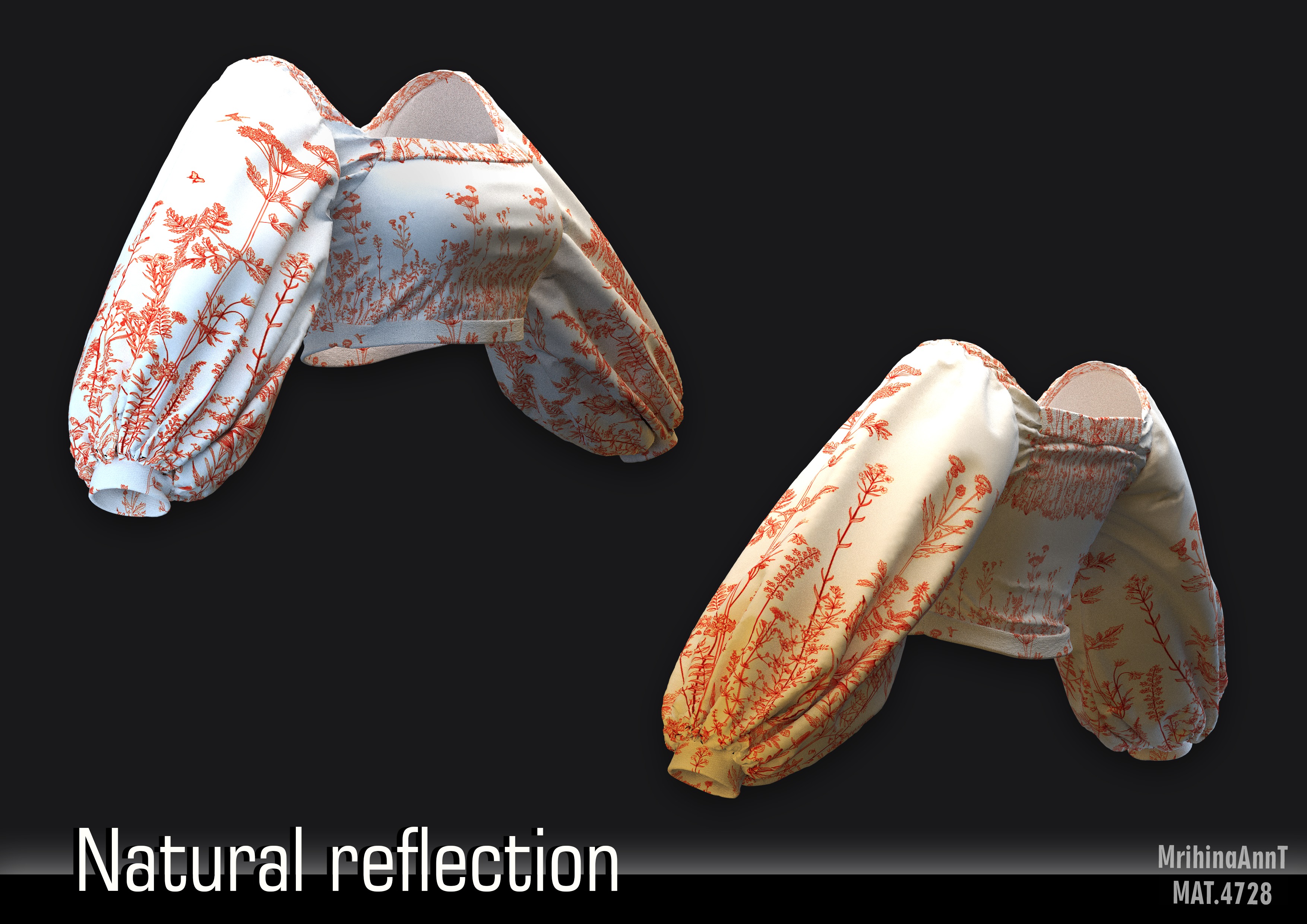 Natural reflection 3D model_4