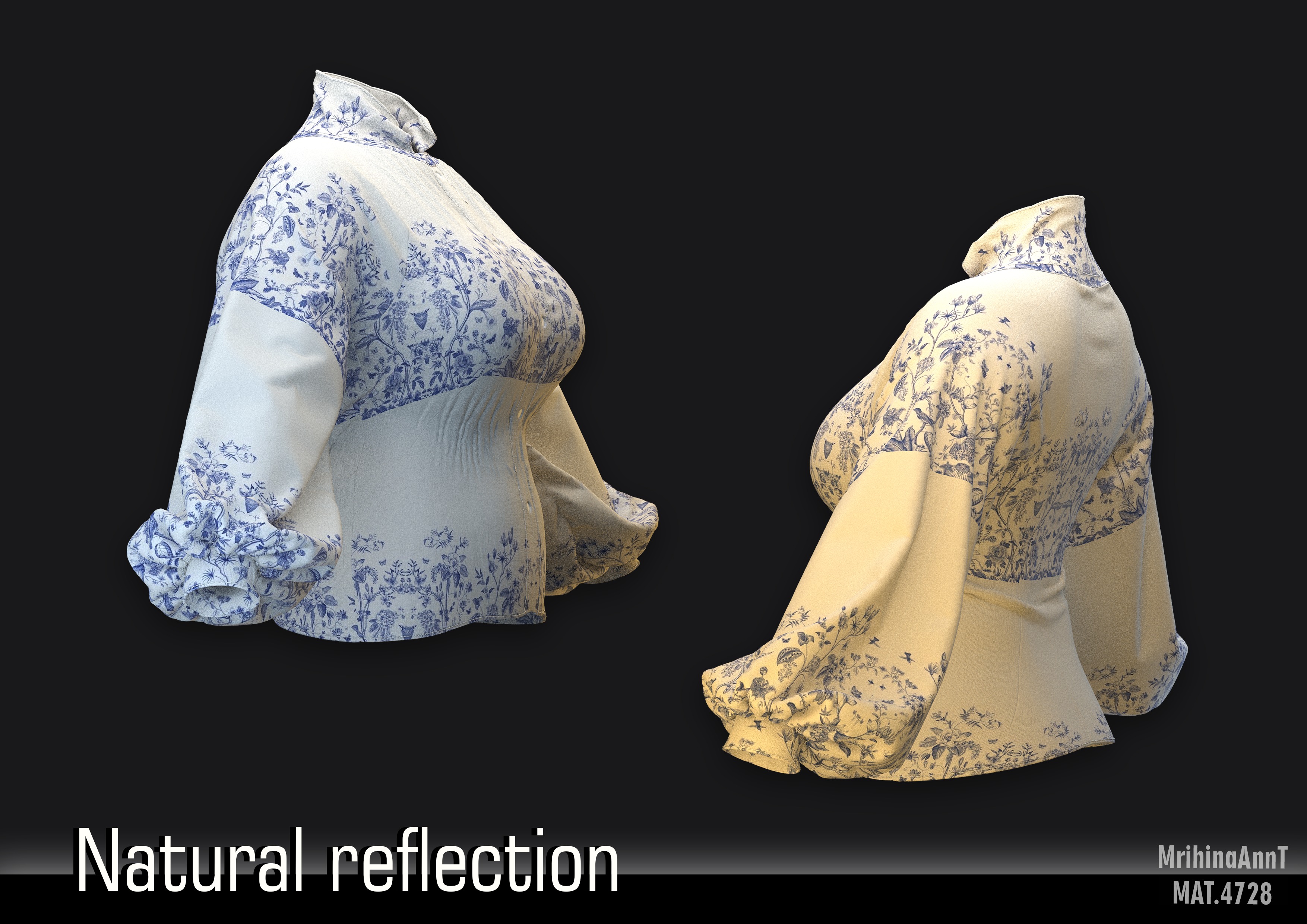 Natural reflection 3D model_9