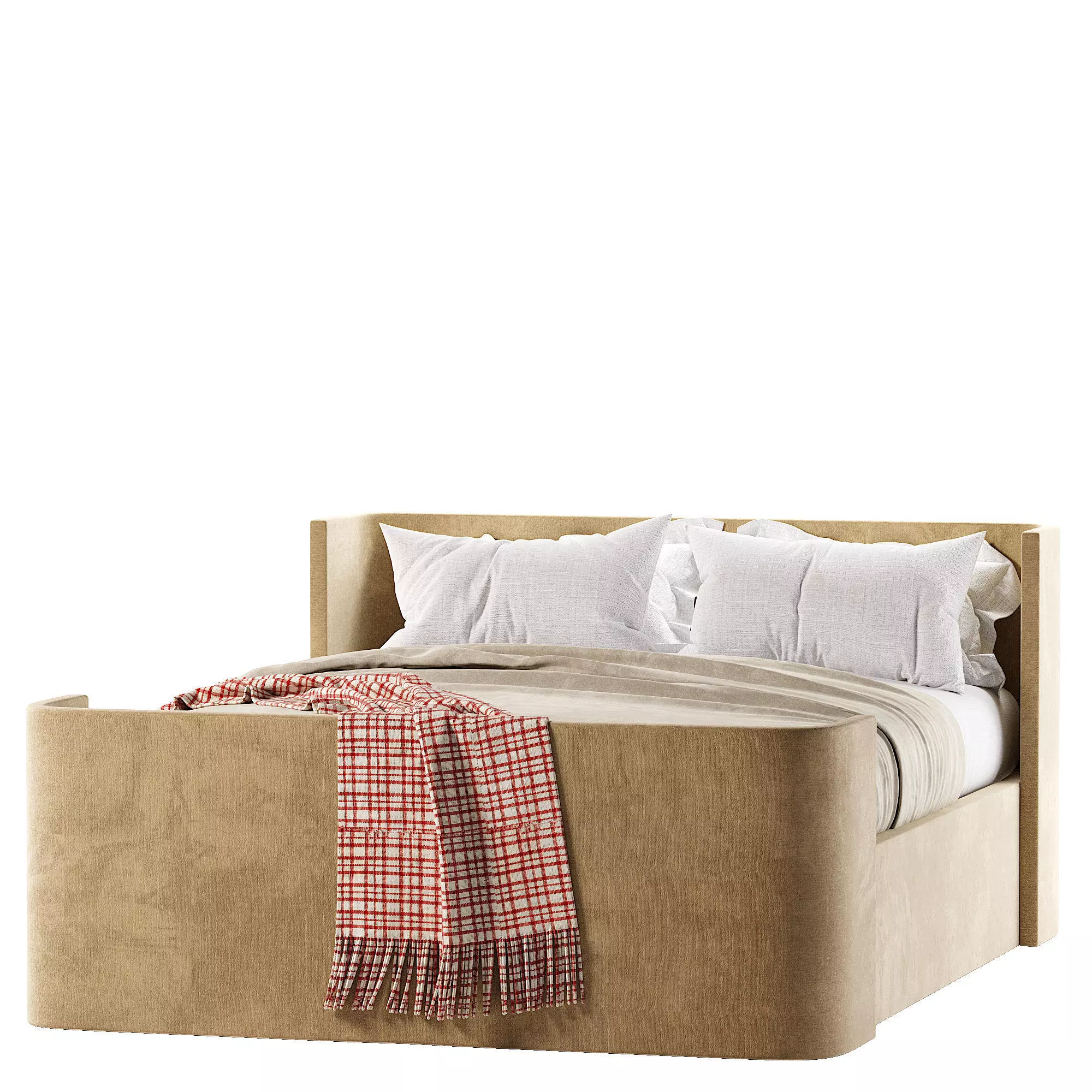 Bed by Nicholas Obeid 3D model